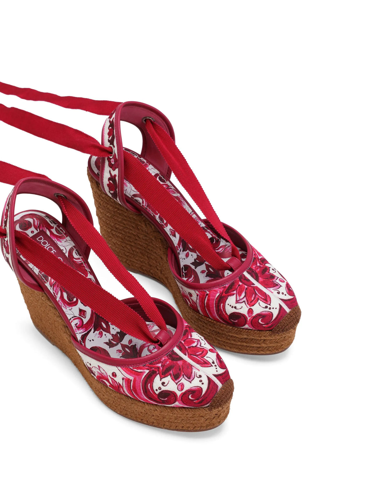 Majolica-print espadrilles
