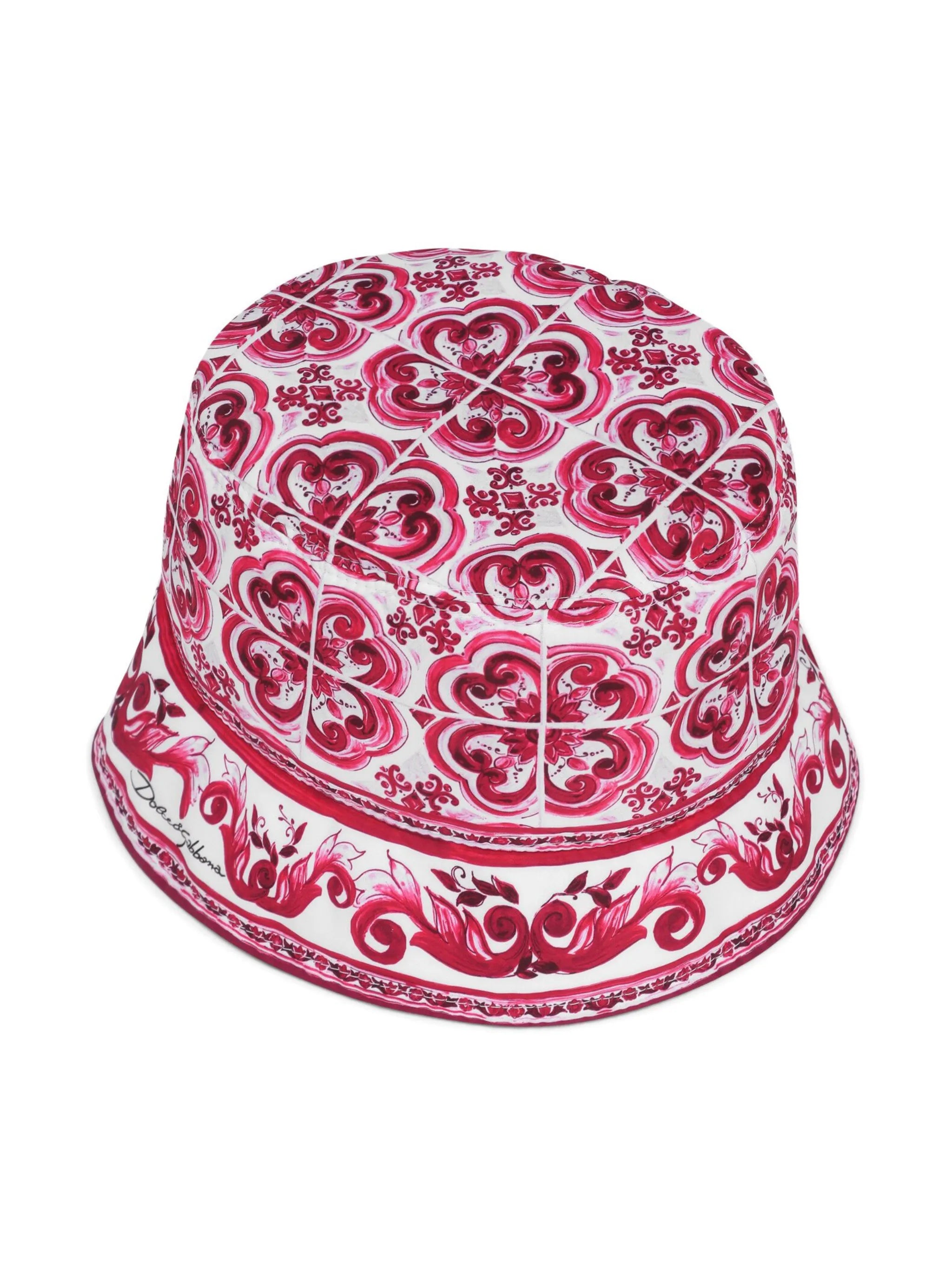 graphic-print bucket hat