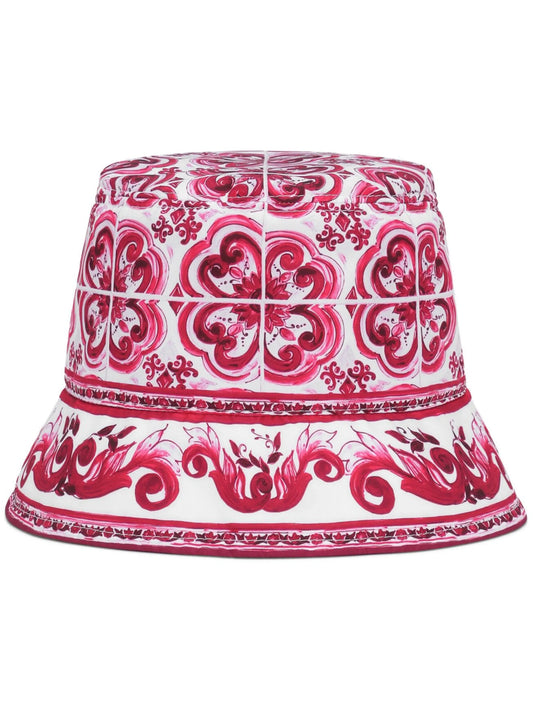 graphic-print bucket hat
