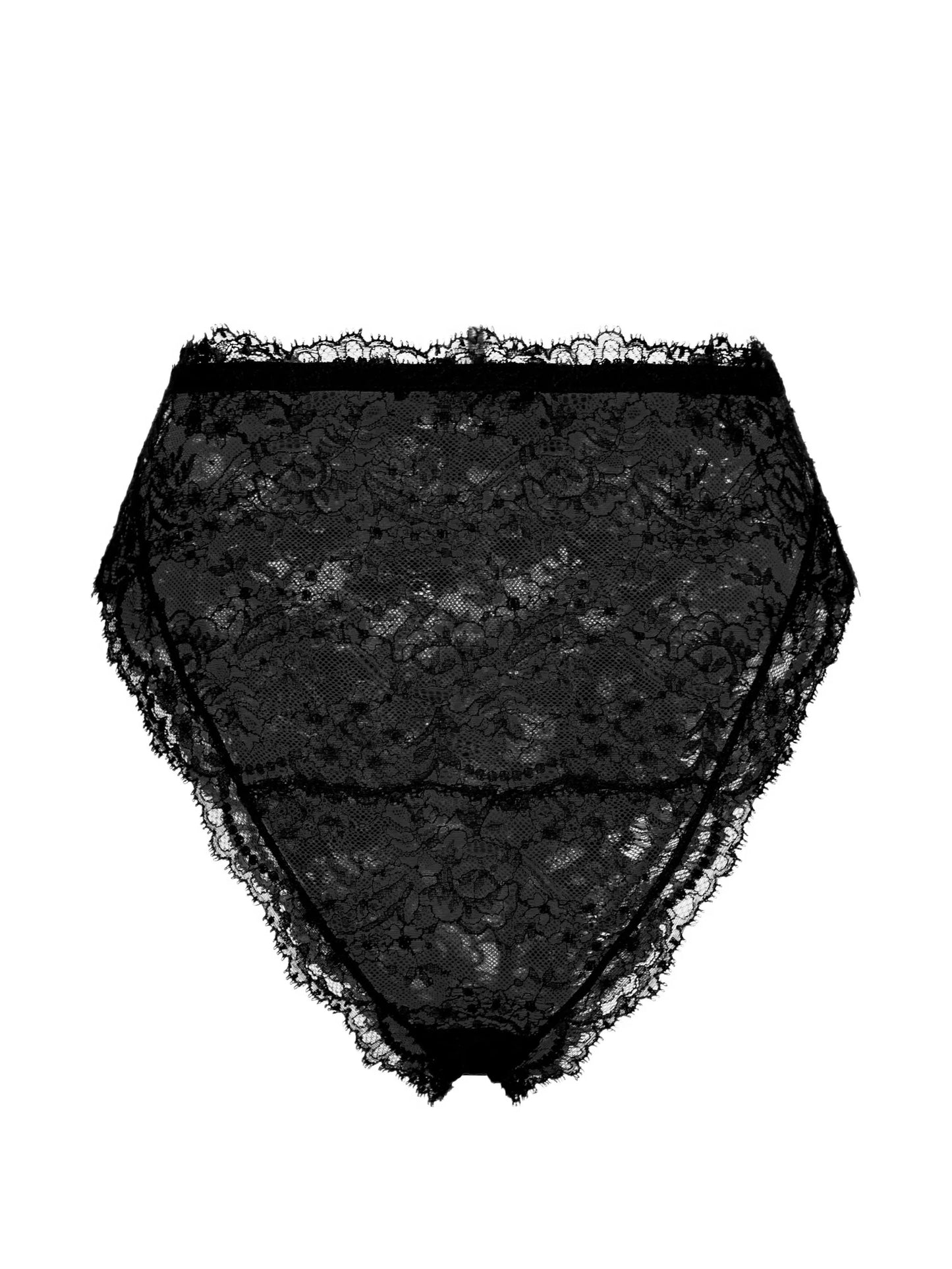 floral-lace briefs