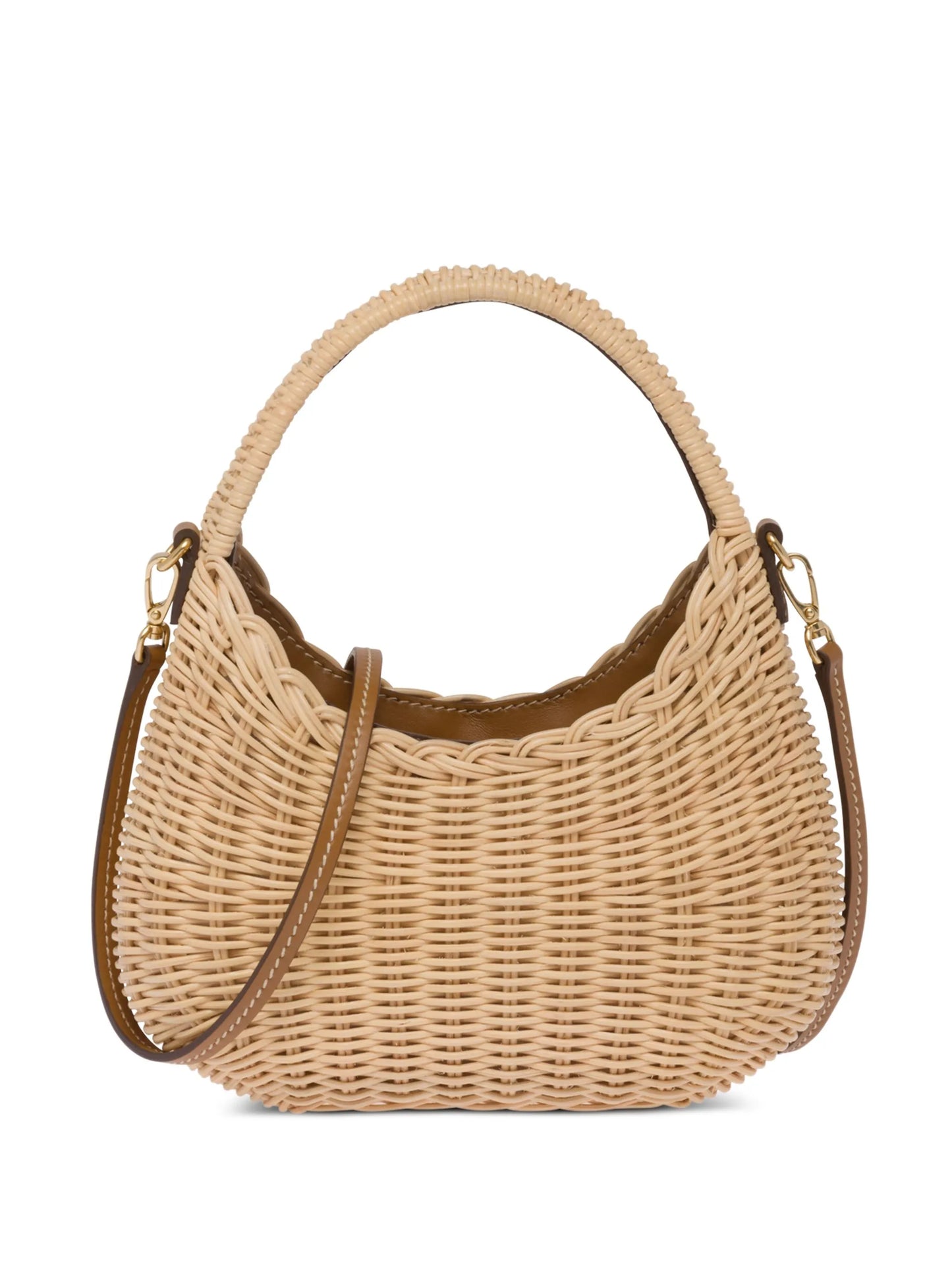 mini Wander wicker shoulder bag