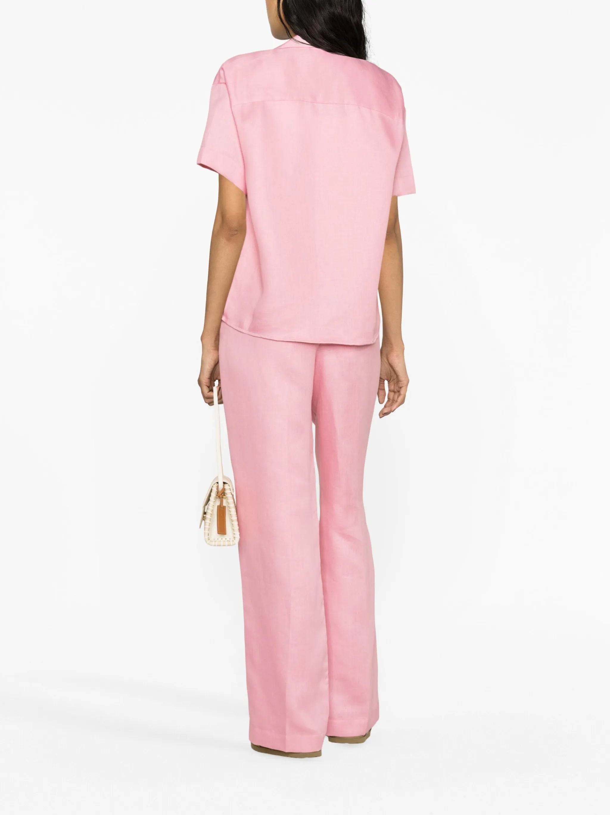 Prague short-sleeve linen shirt