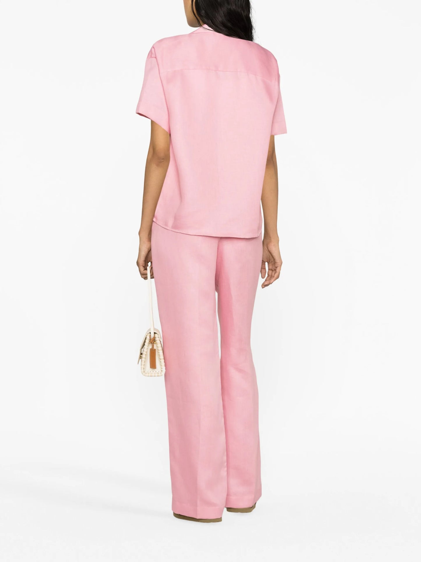 Prague short-sleeve linen shirt