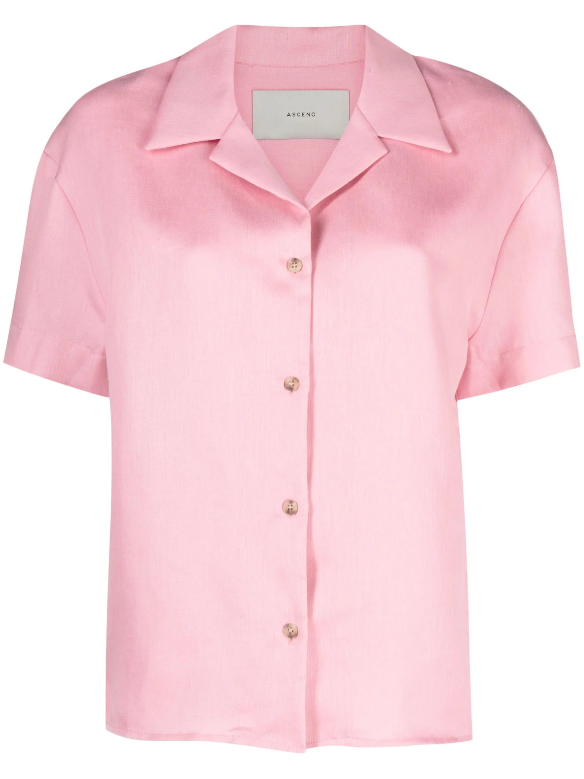 Prague short-sleeve linen shirt