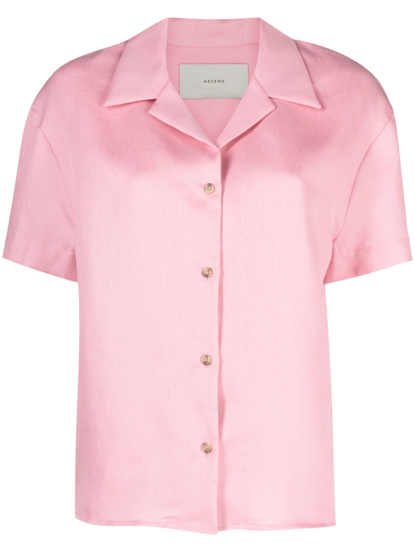 Prague short-sleeve linen shirt