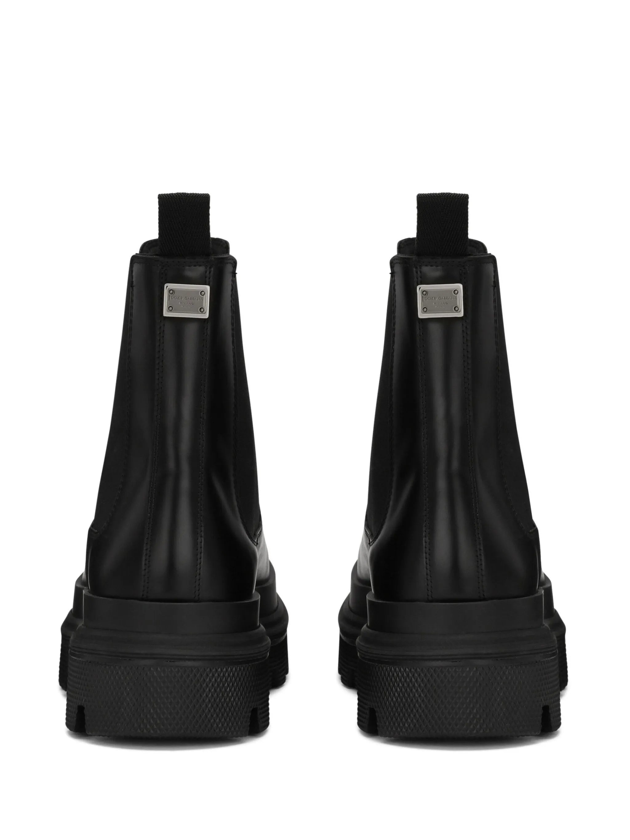 brushed leather Chelsea boots