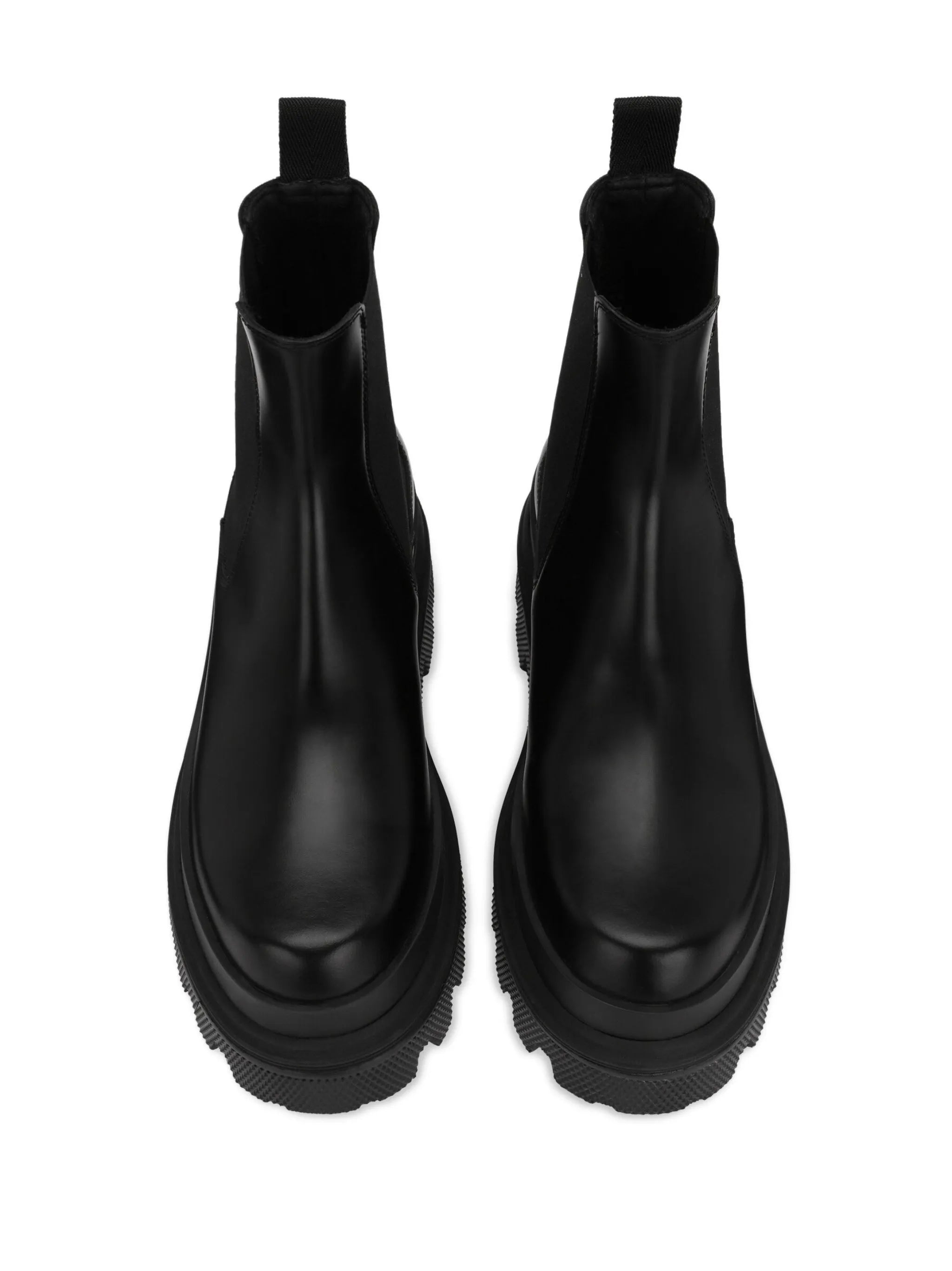 brushed leather Chelsea boots