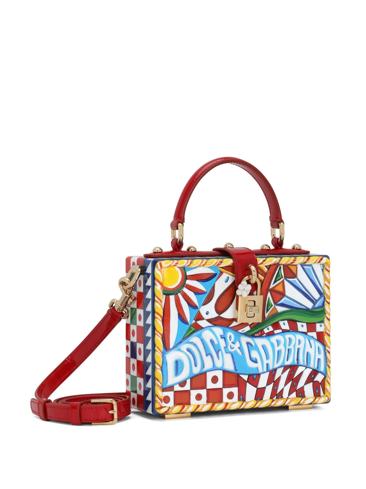 Dolce Box Carretto-print tote bag