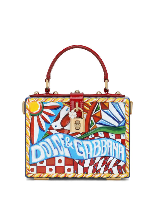 Dolce Box Carretto-print tote bag