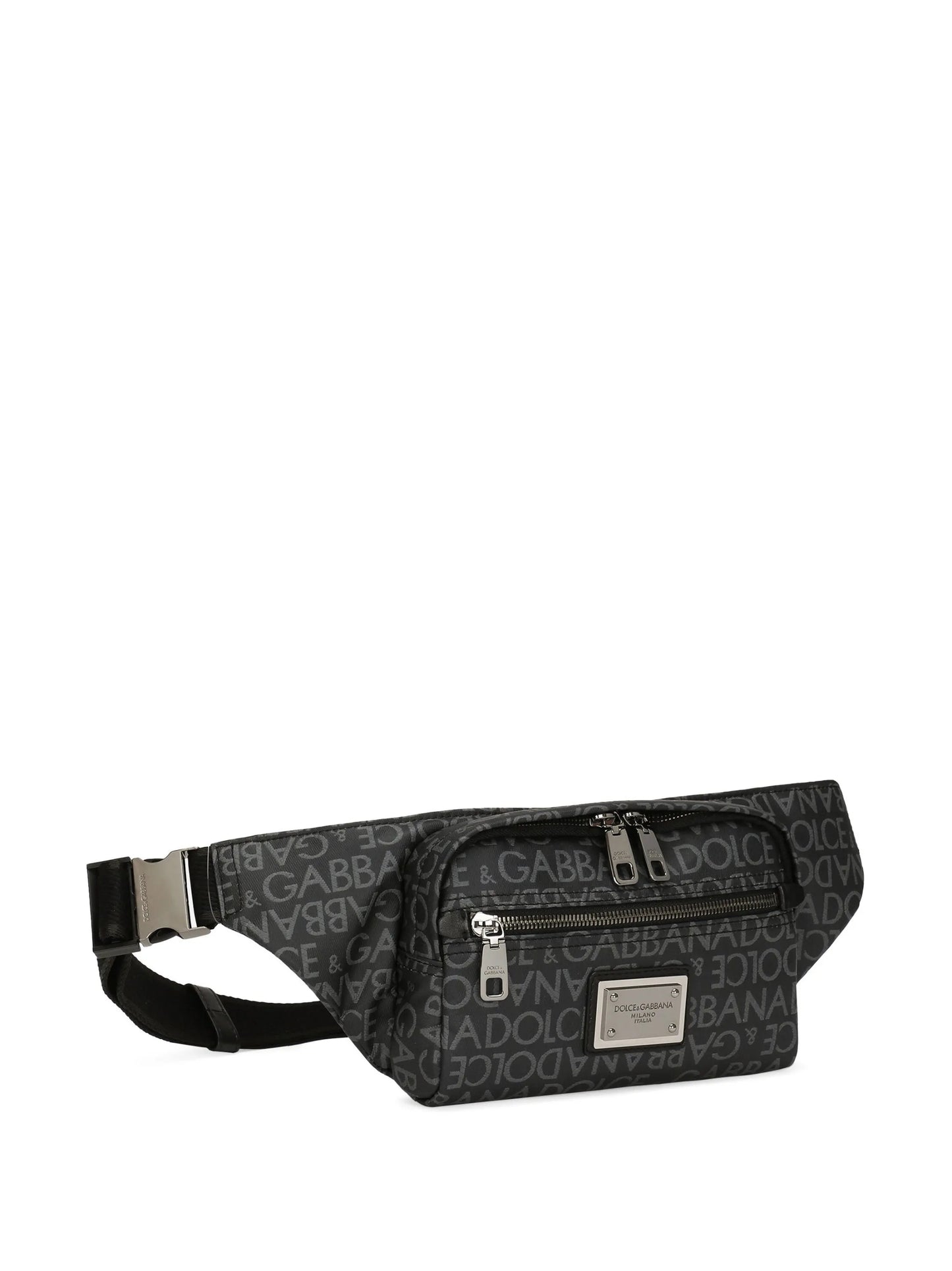 logo-jacquard belt bag
