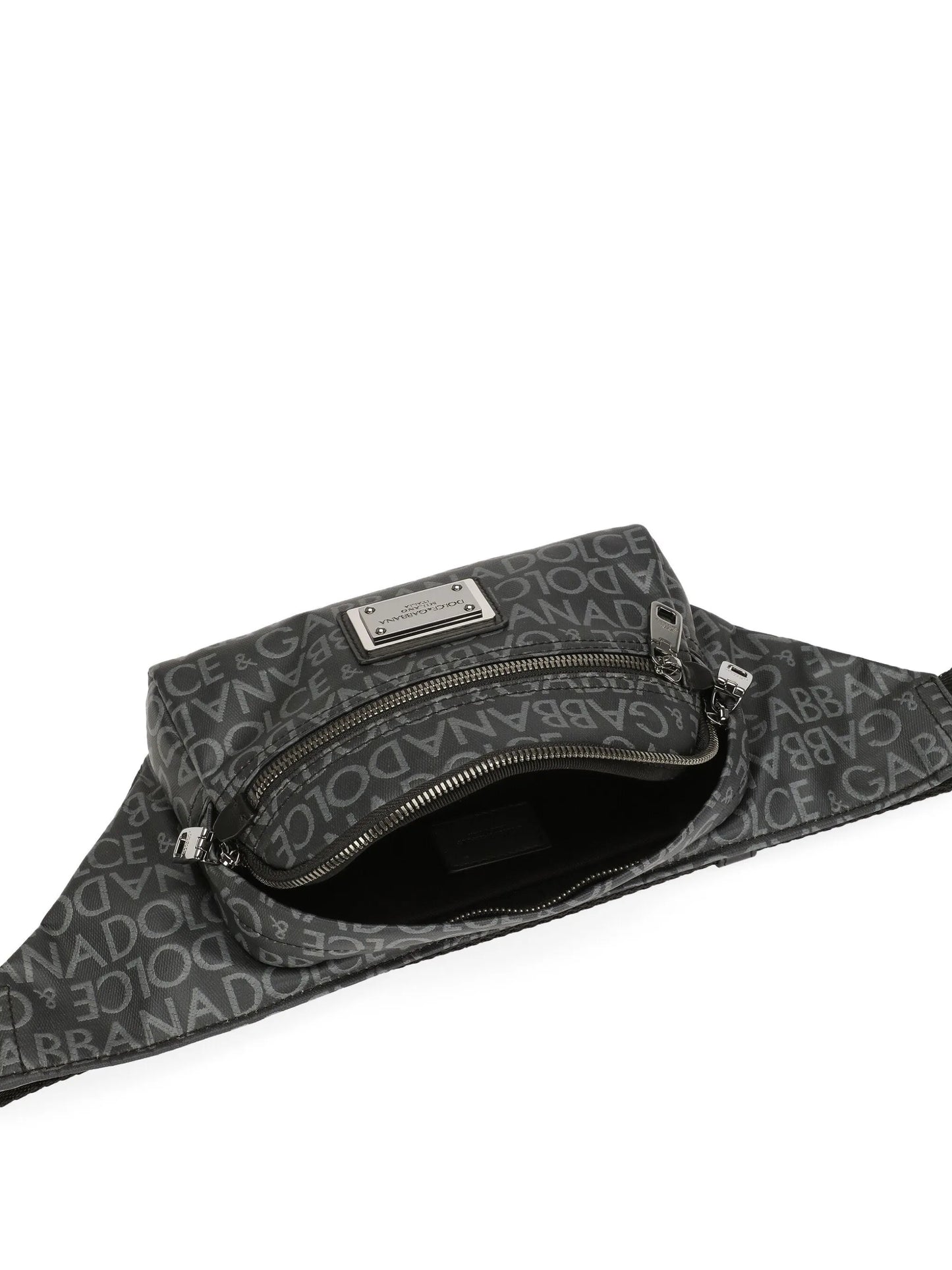 logo-jacquard belt bag