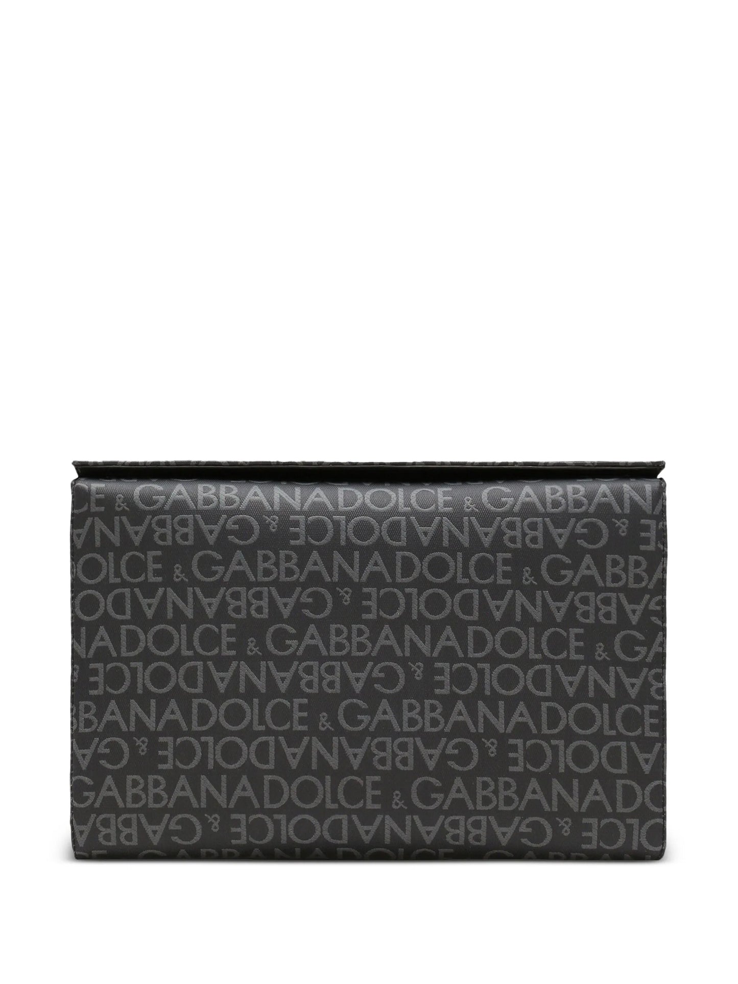 logo-print leather shoulder bag