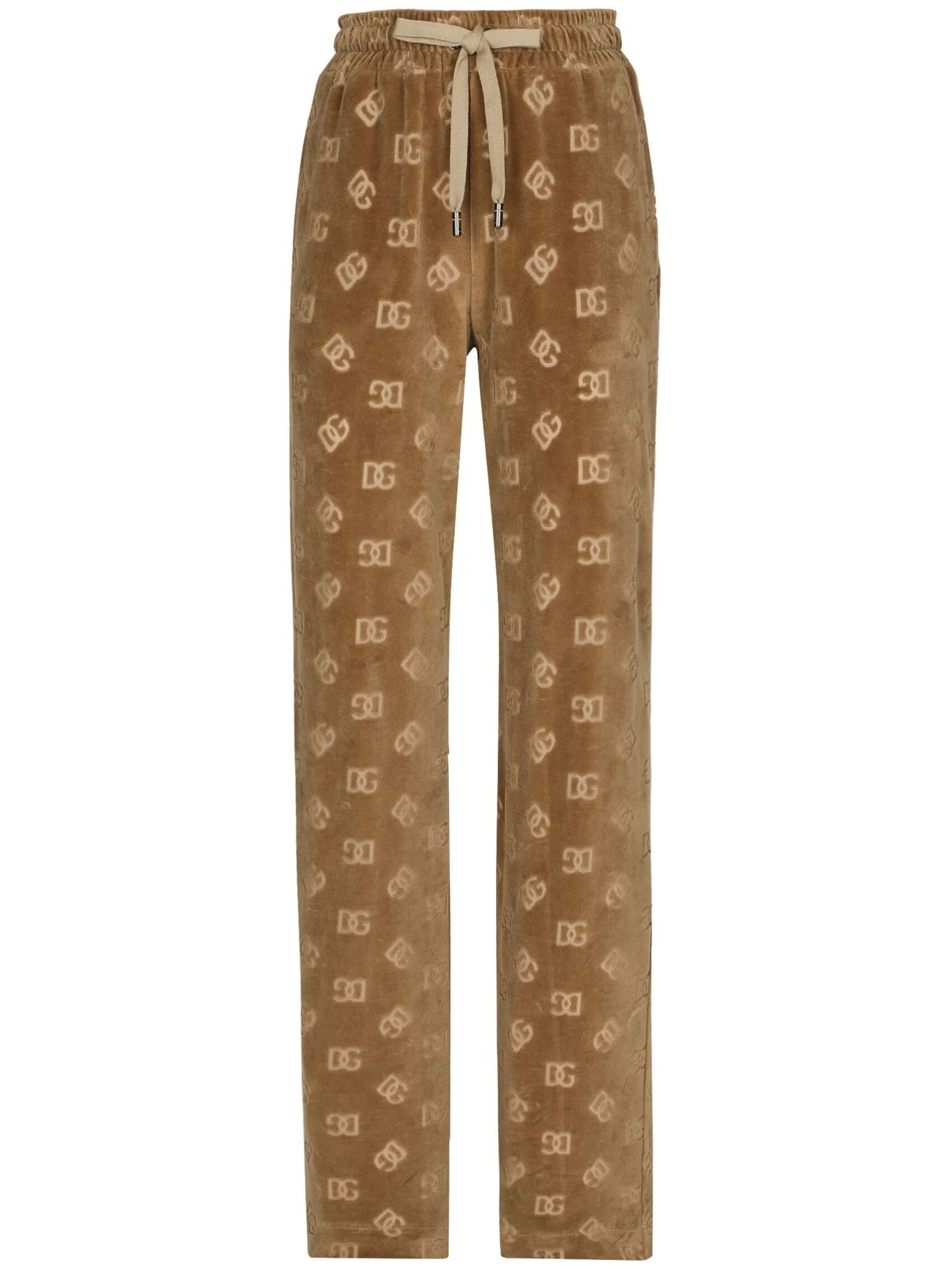 DG logo-print jacquard track pants