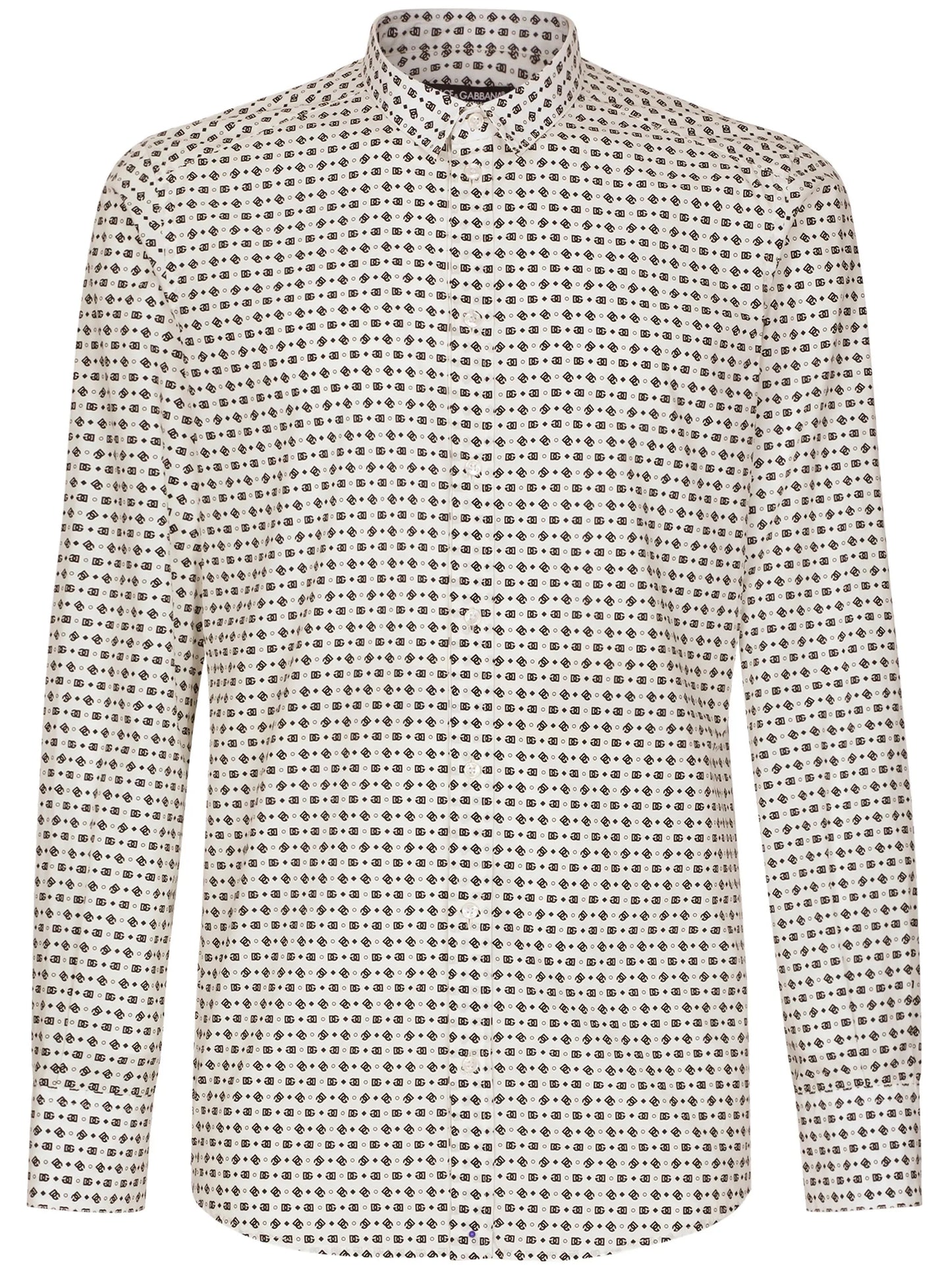 DG-print long-sleeve shirt