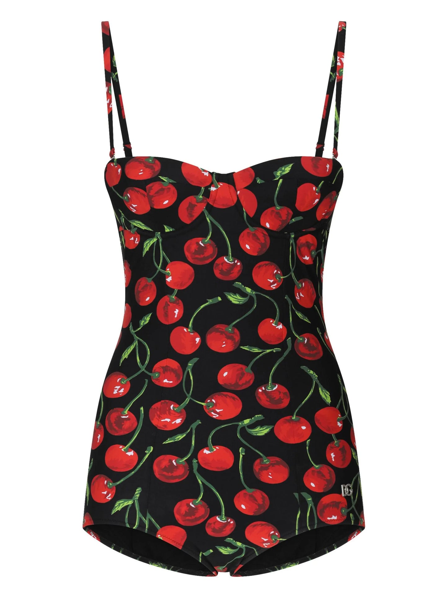 graphic-print stretch-design swimsuit