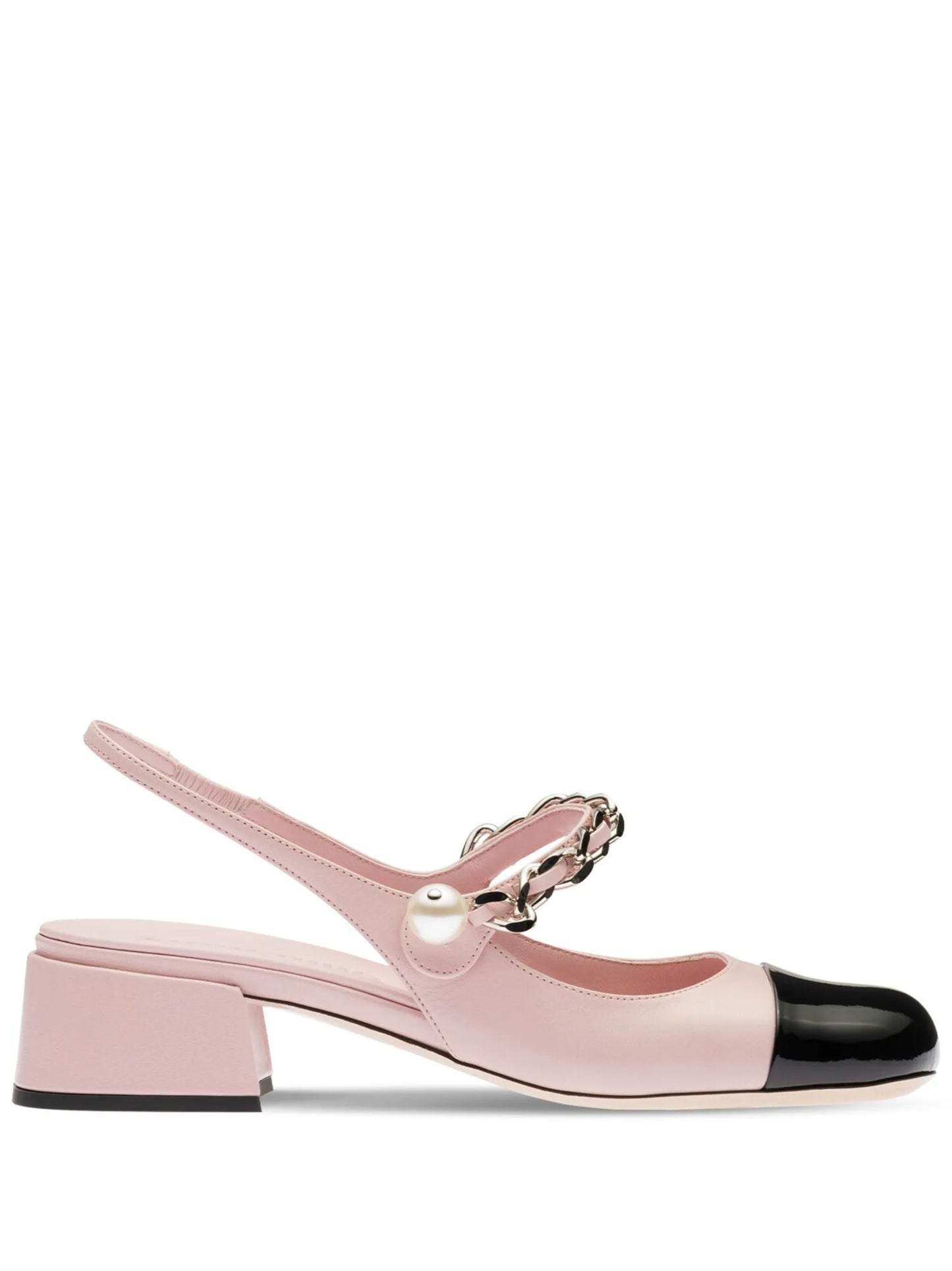 leather slingback pumps