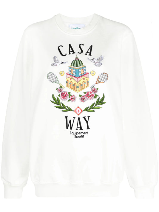Casa Way embroidered sweatshirt