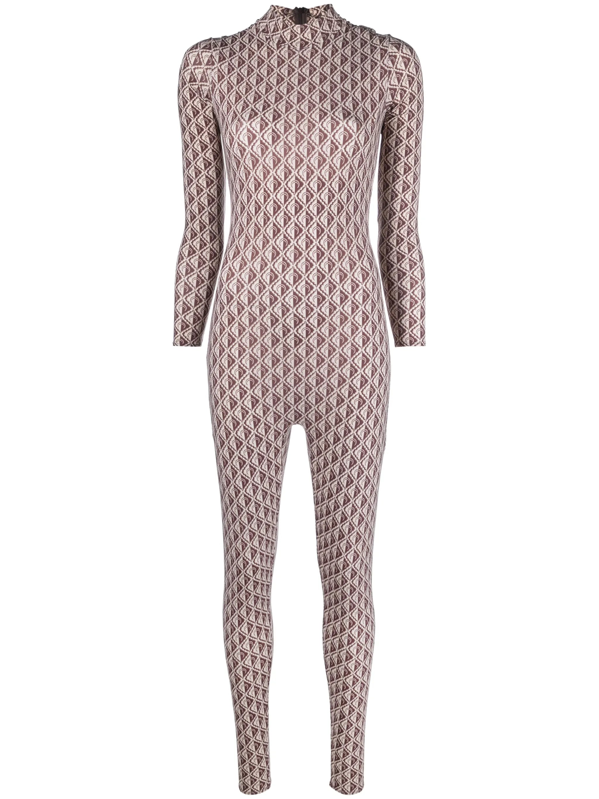 Regenerated Moon Diamant jersey catsuit