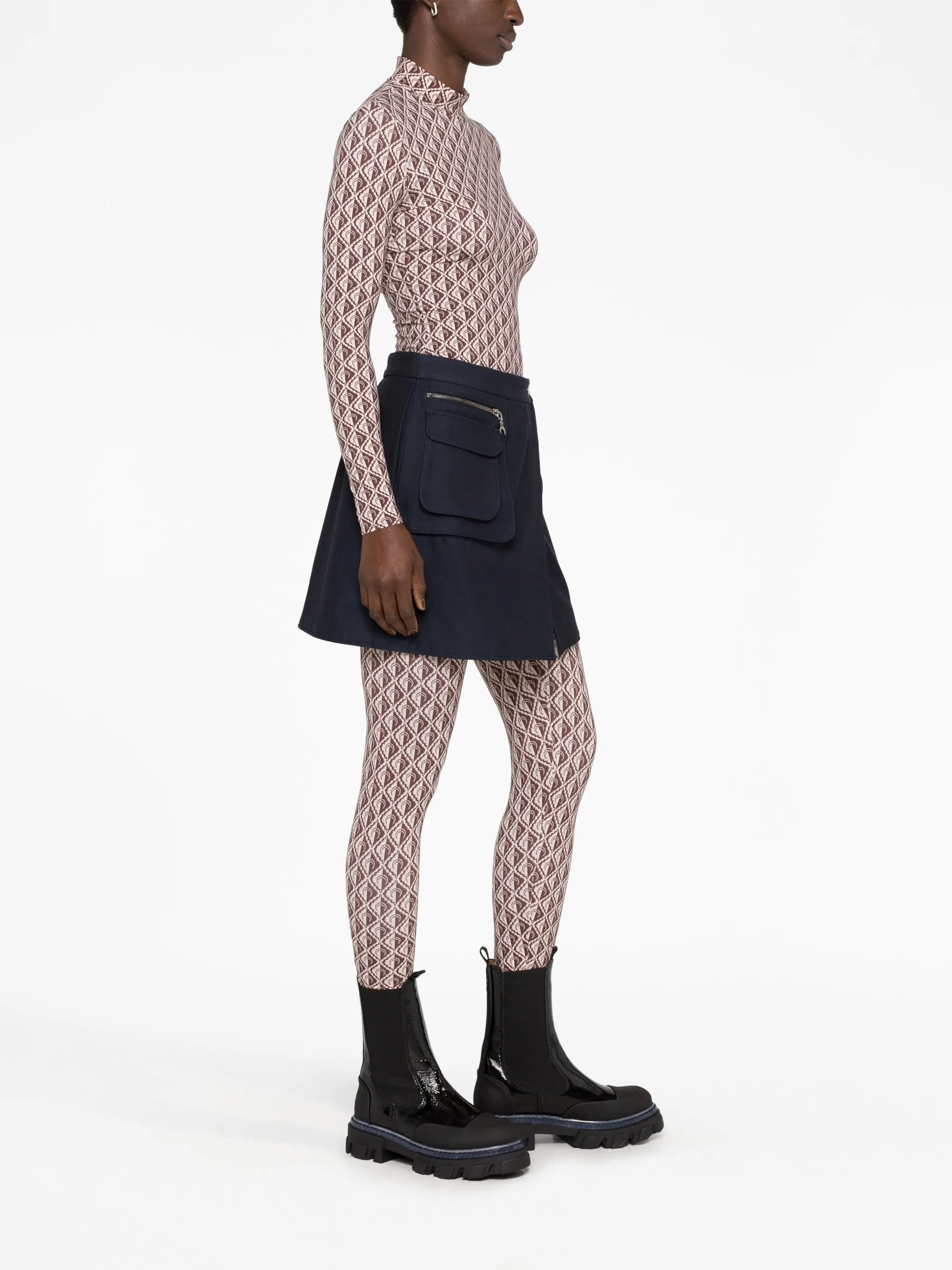 Regenerated Moon Diamant jersey catsuit