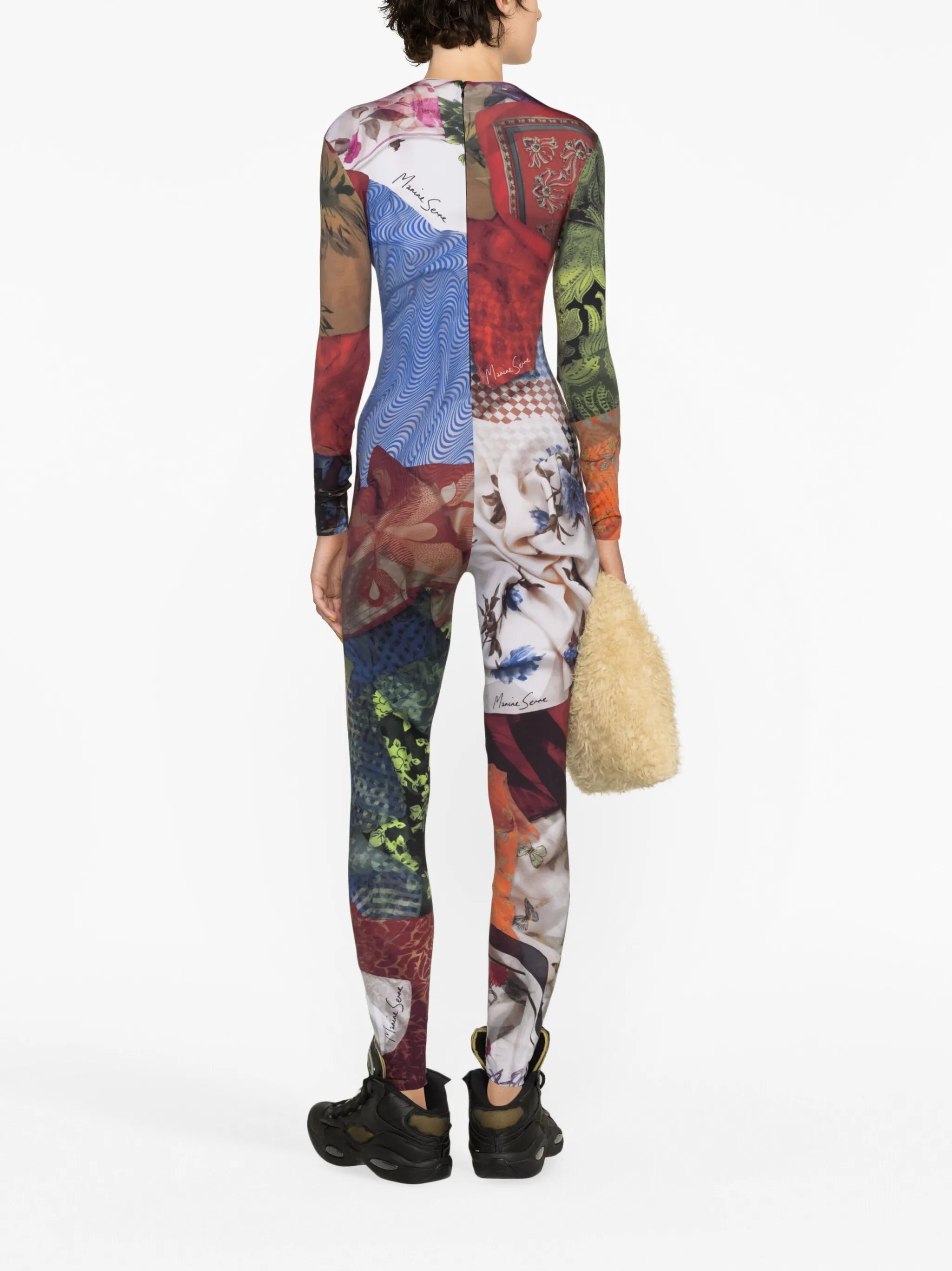 Second Skin scarves-print jumpsuit