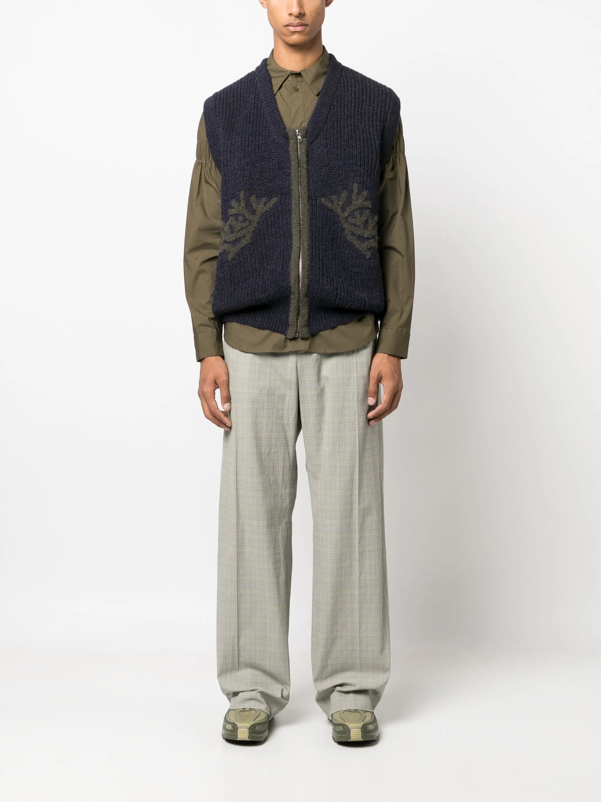 Fundur knitted vest