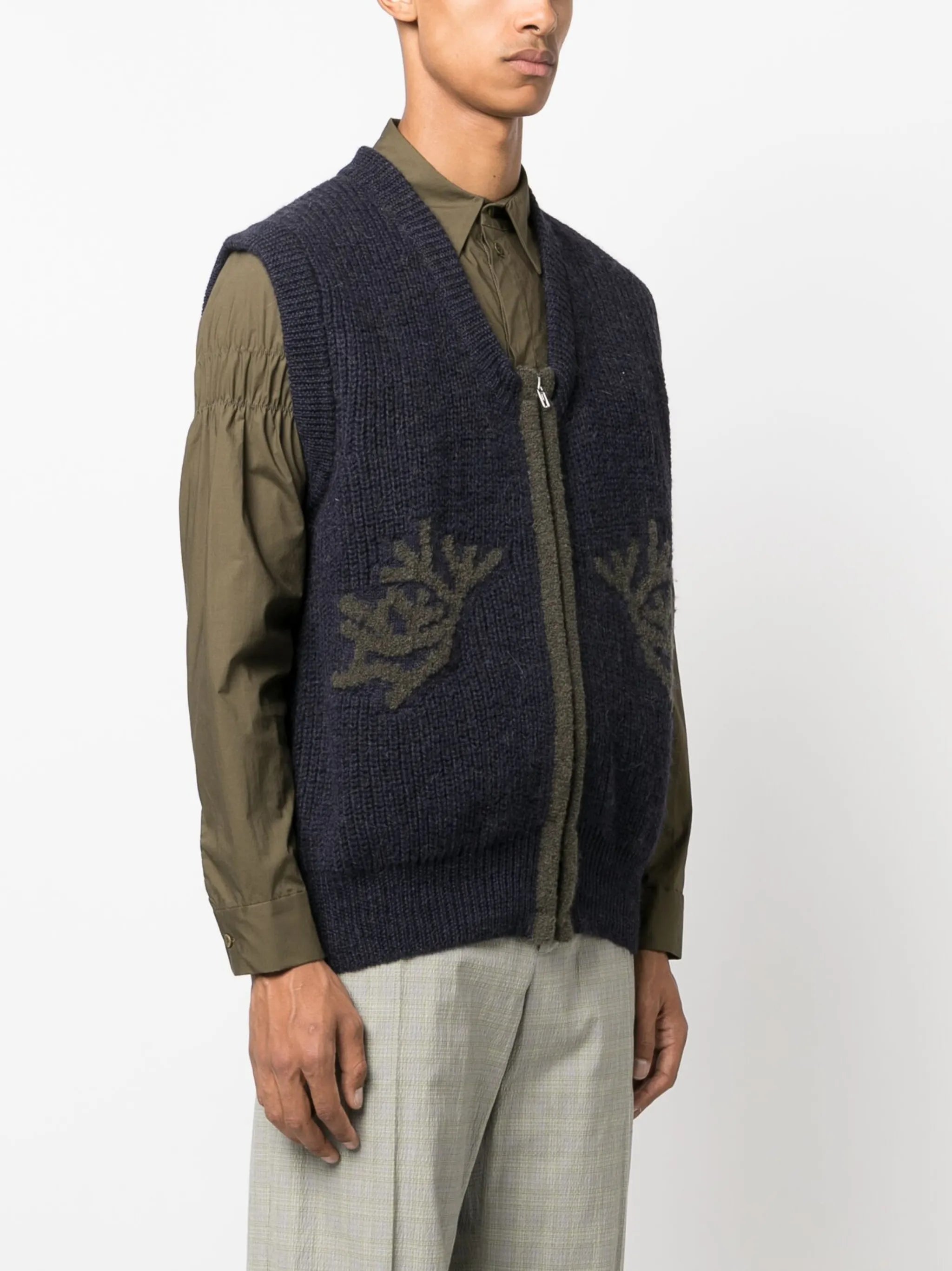 Fundur knitted vest