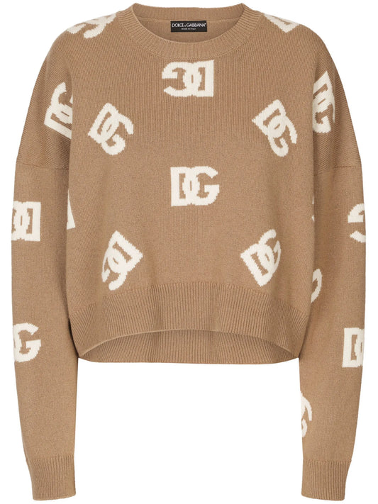 DG monogram virgin wool jumper