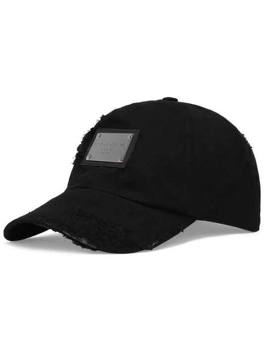 logo-plaque baseball cap