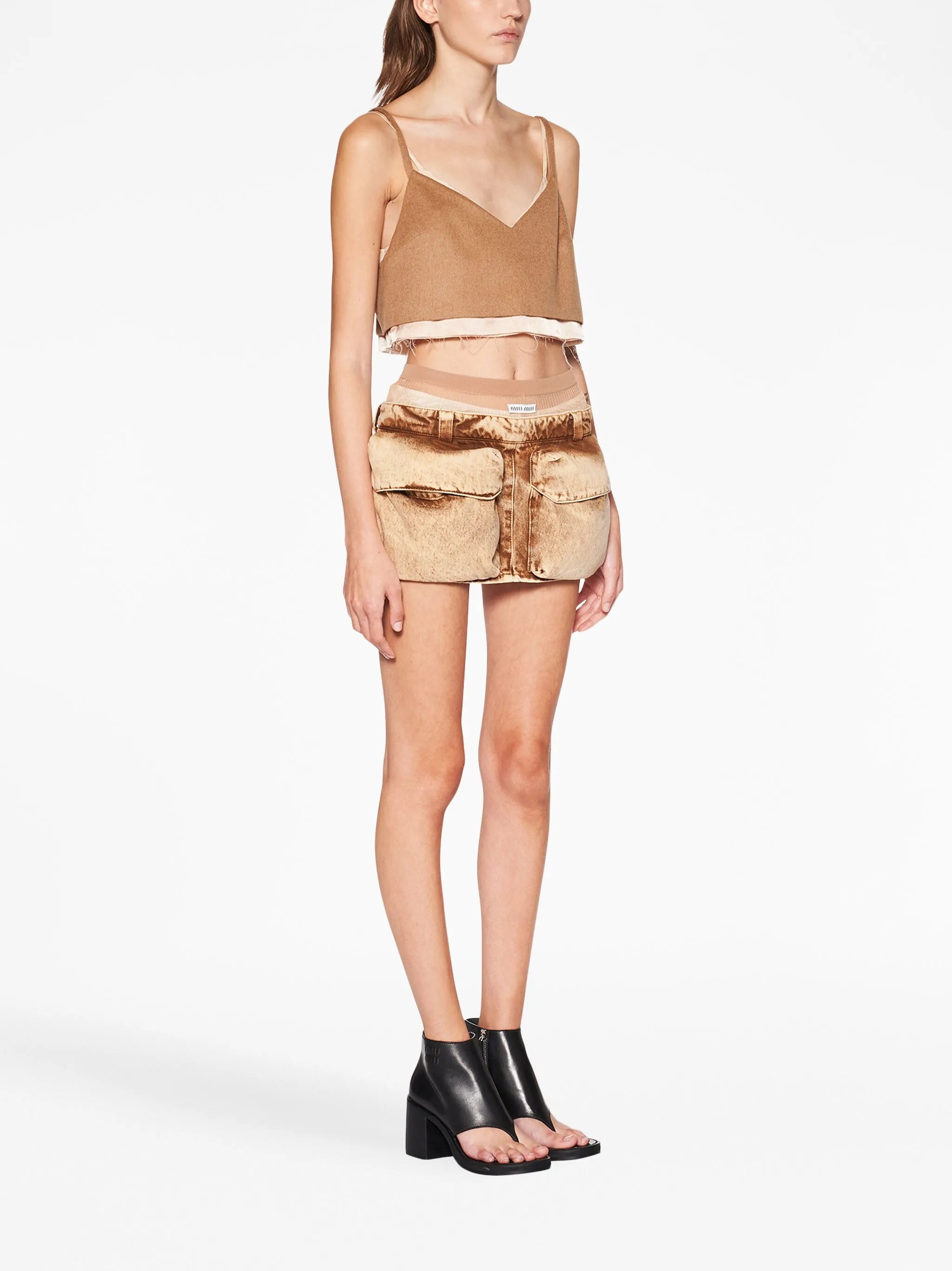 frayed crop top