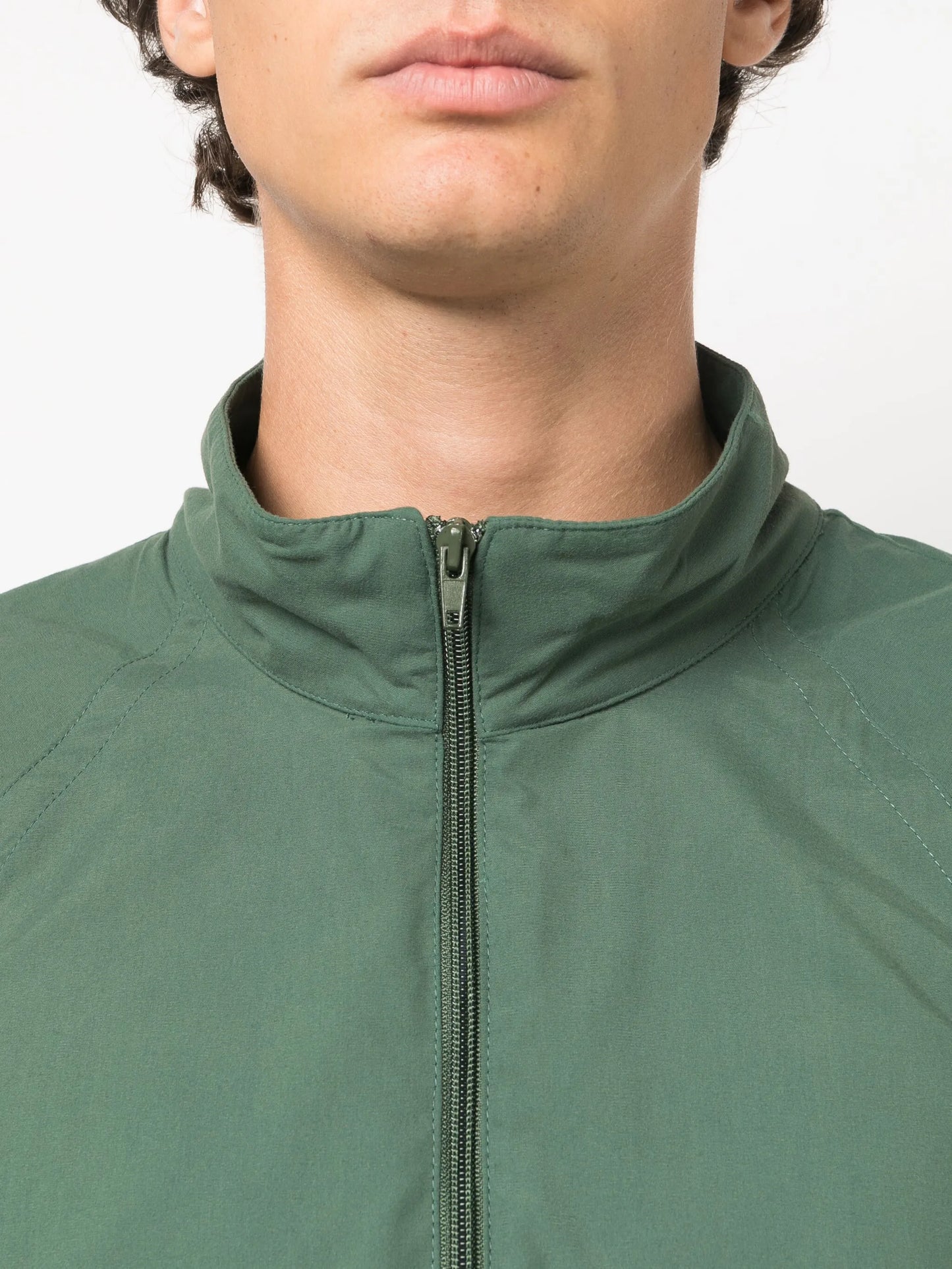 stand-up collar windbreaker jacket