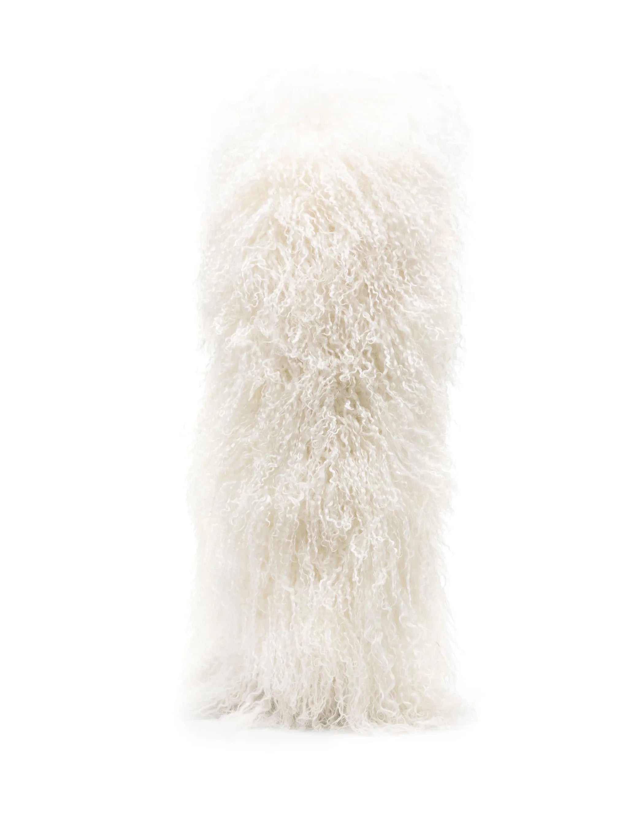shearling knee-high boots
