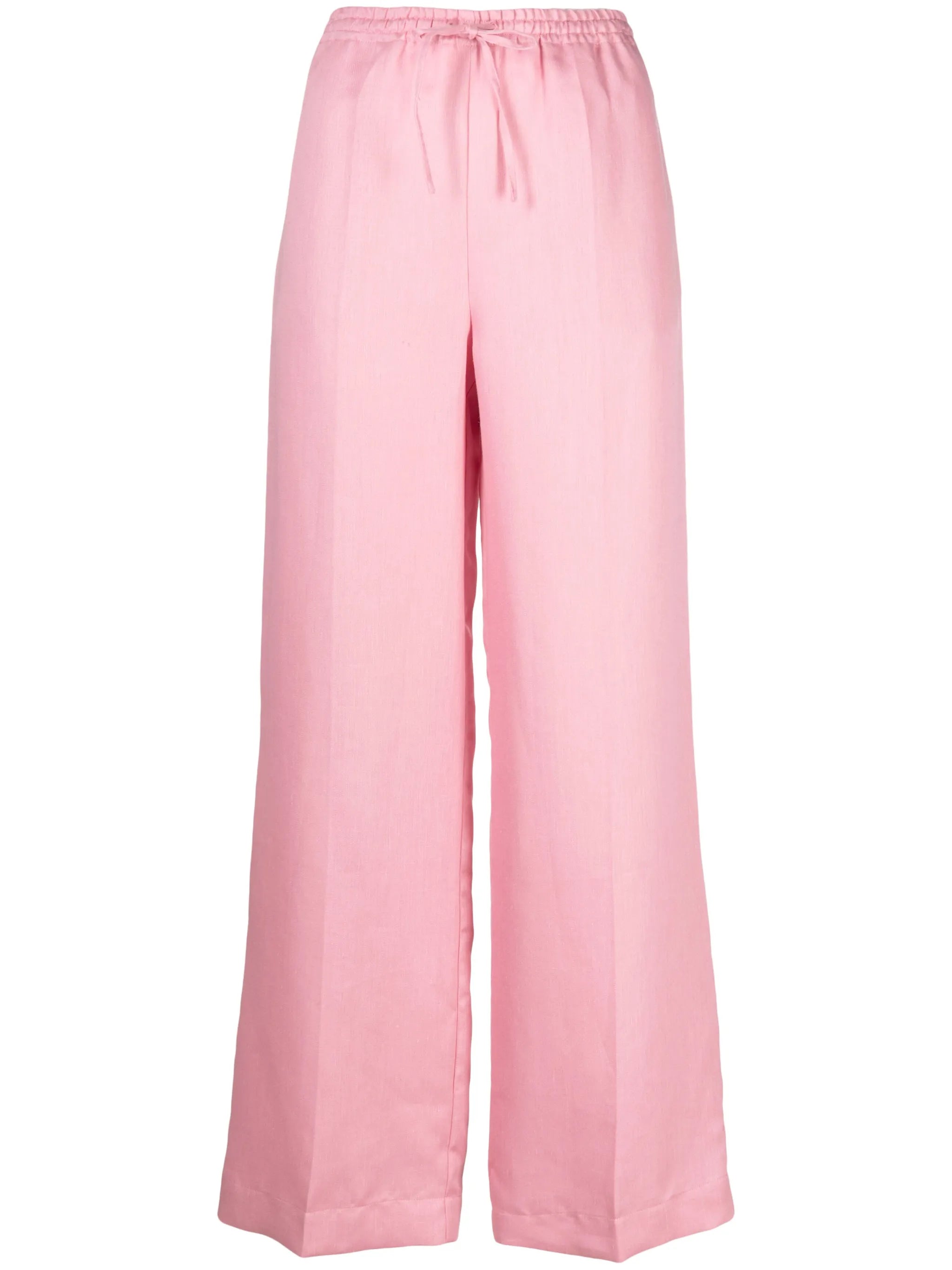 Bubblegum heavy linen trousers