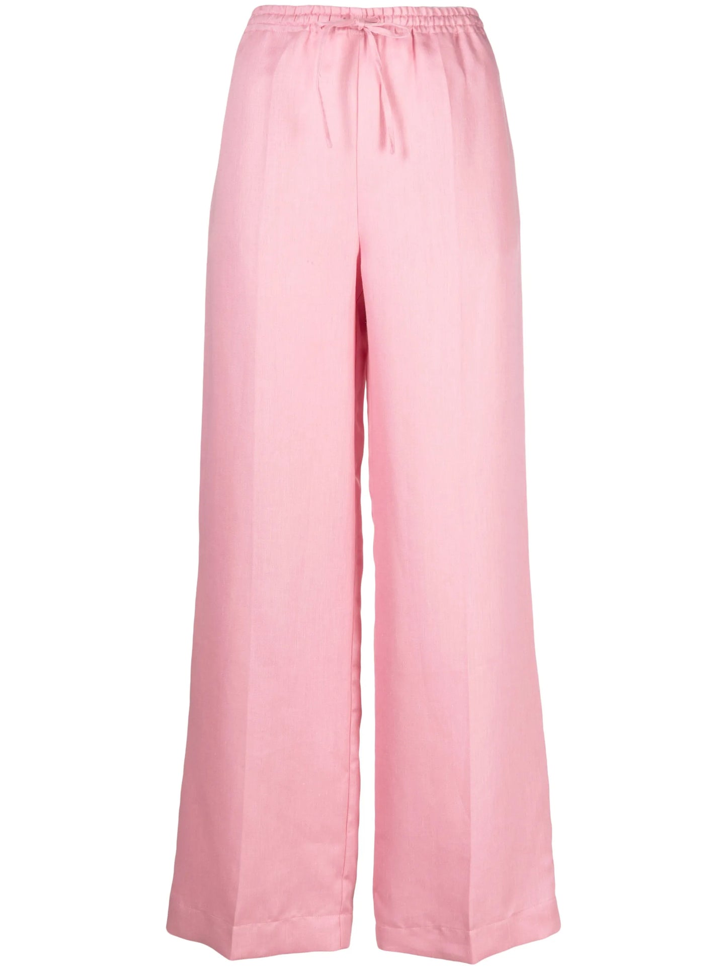 Bubblegum heavy linen trousers