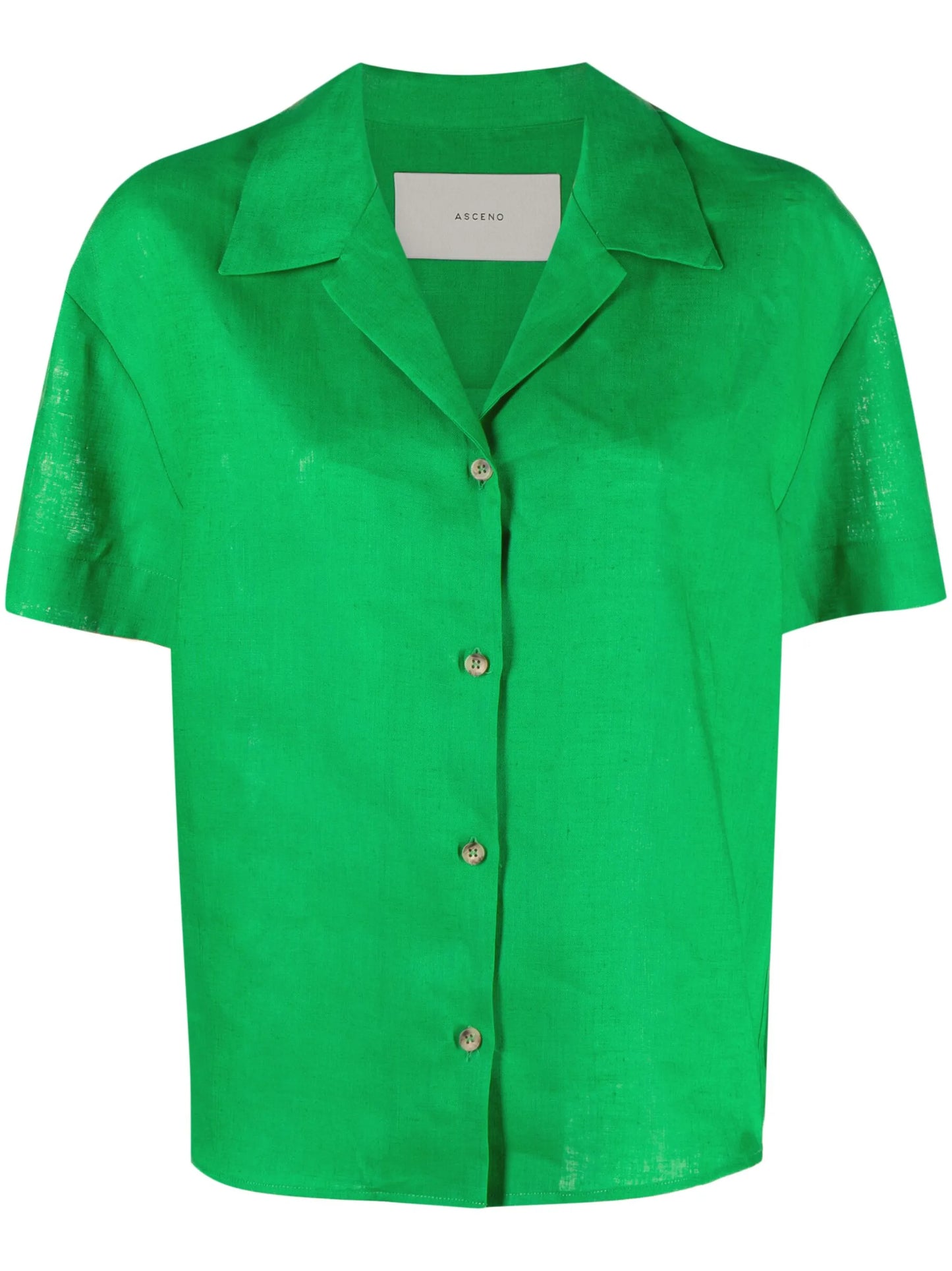 short-sleeve linen shirt