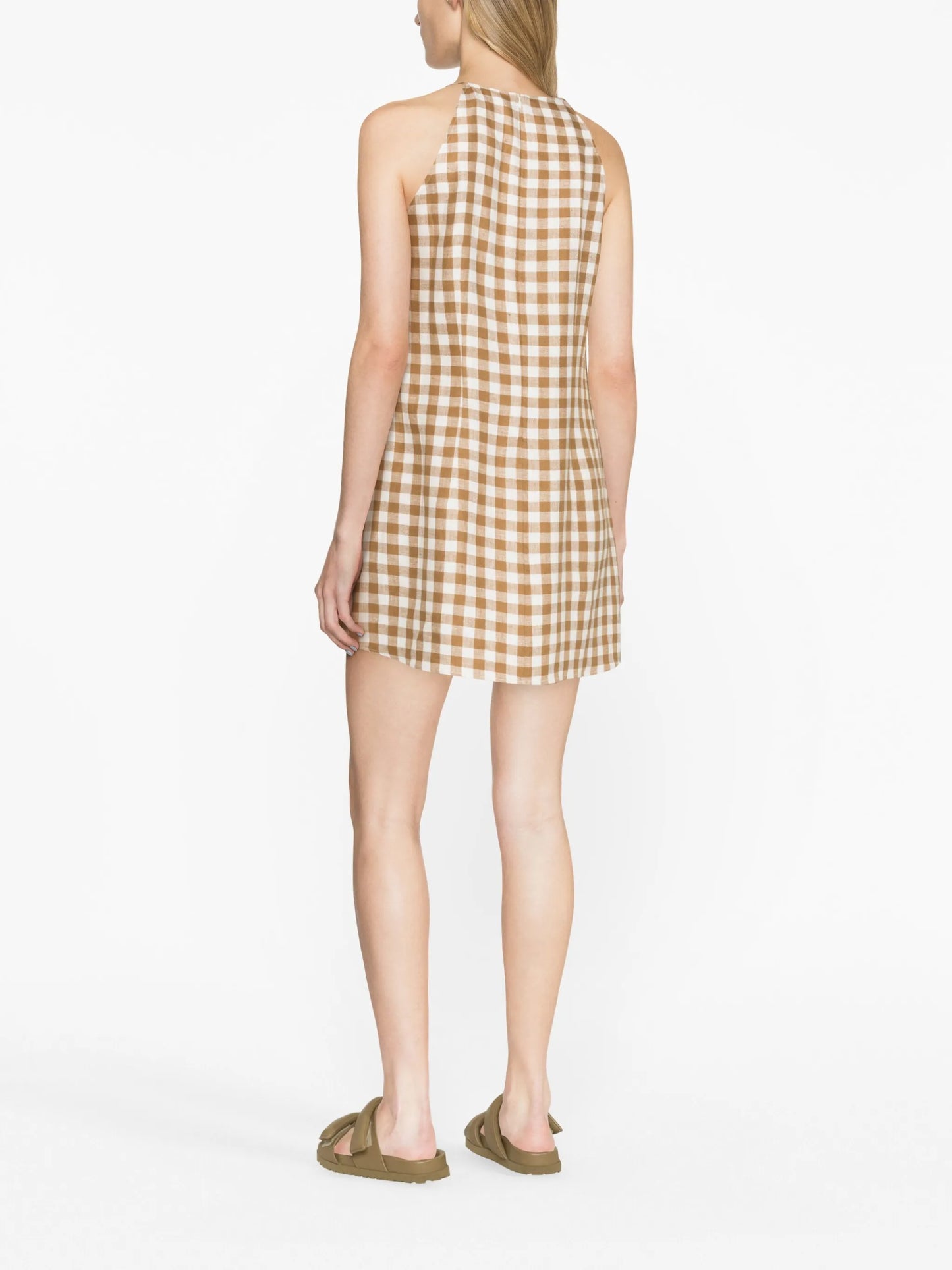 Antigua checked minidress