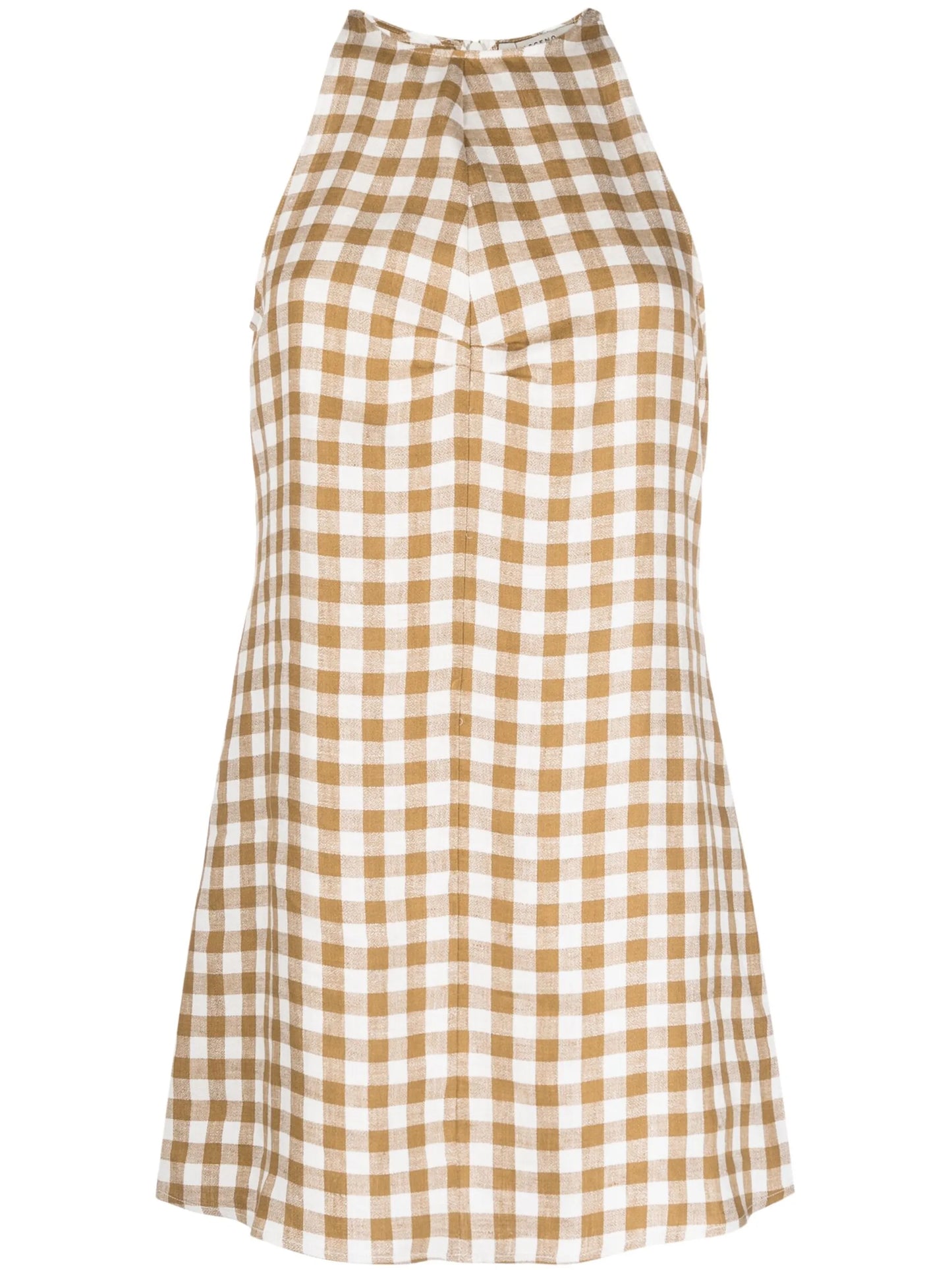 Antigua checked minidress