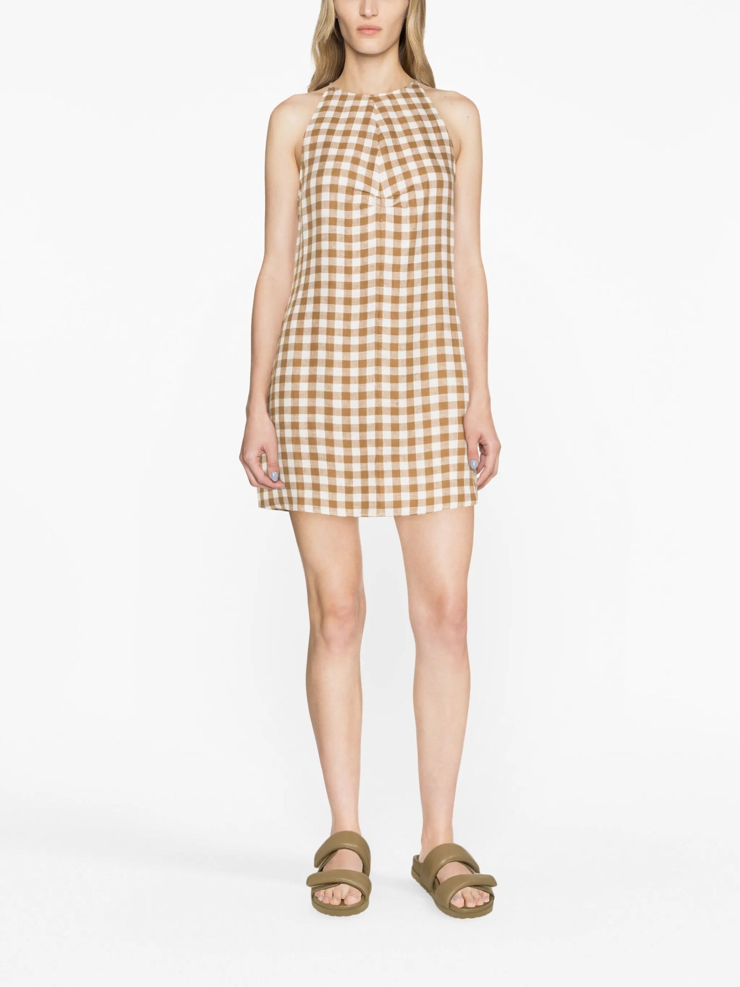 Antigua checked minidress