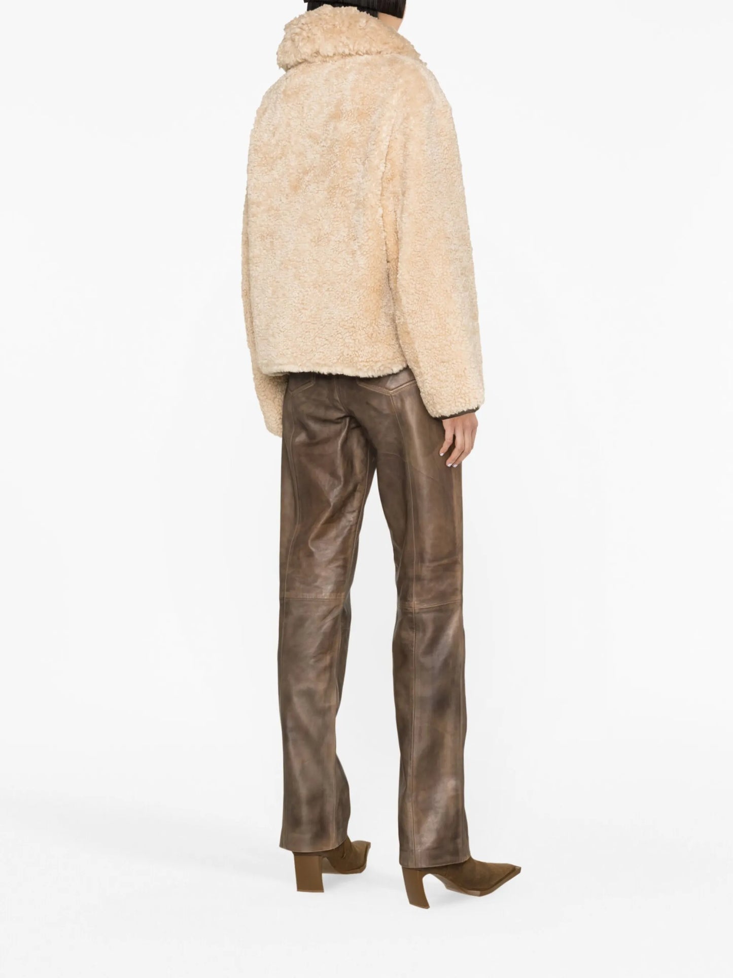 Joann faux-shearling coat