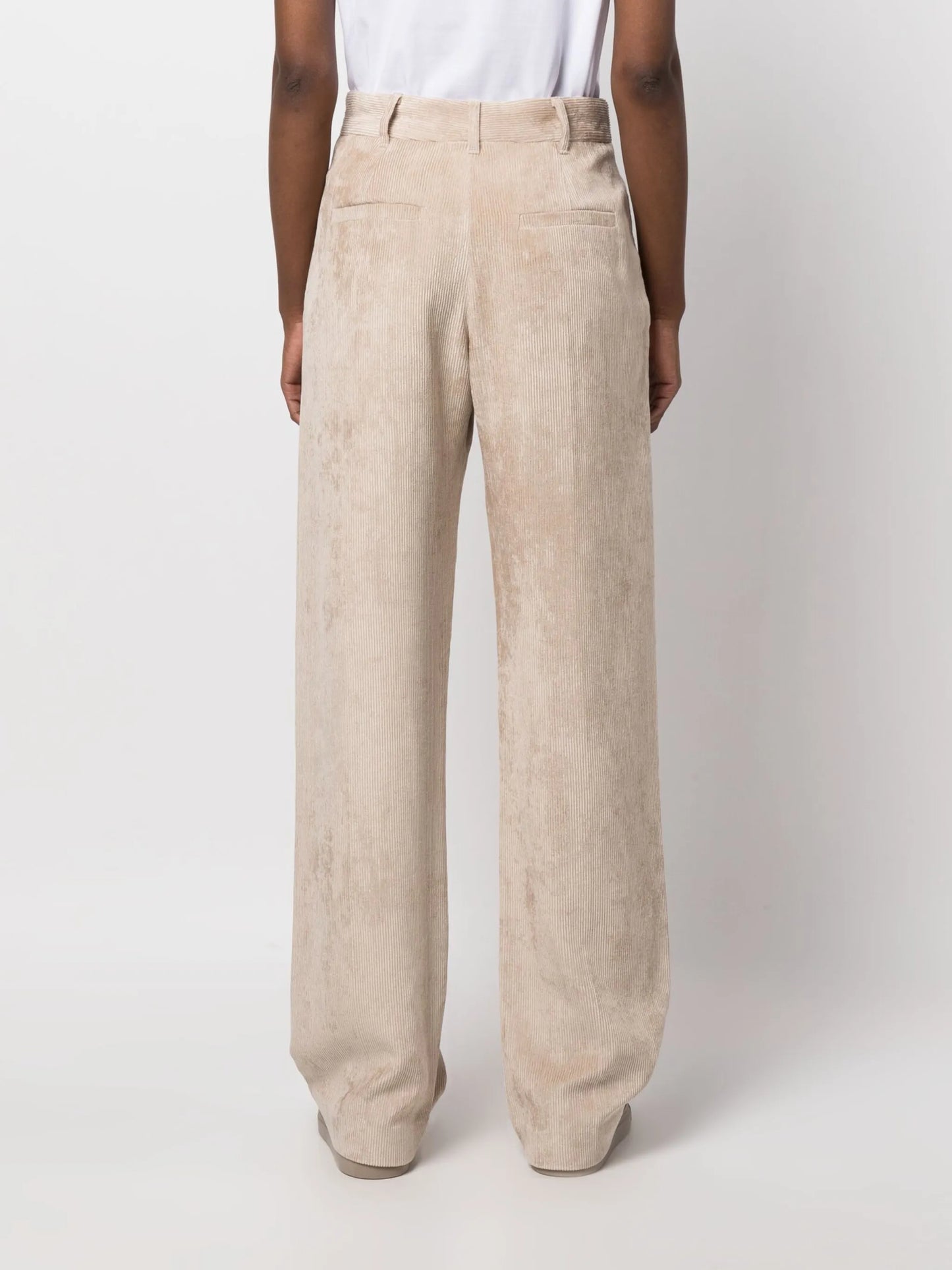corduroy wide-leg trousers
