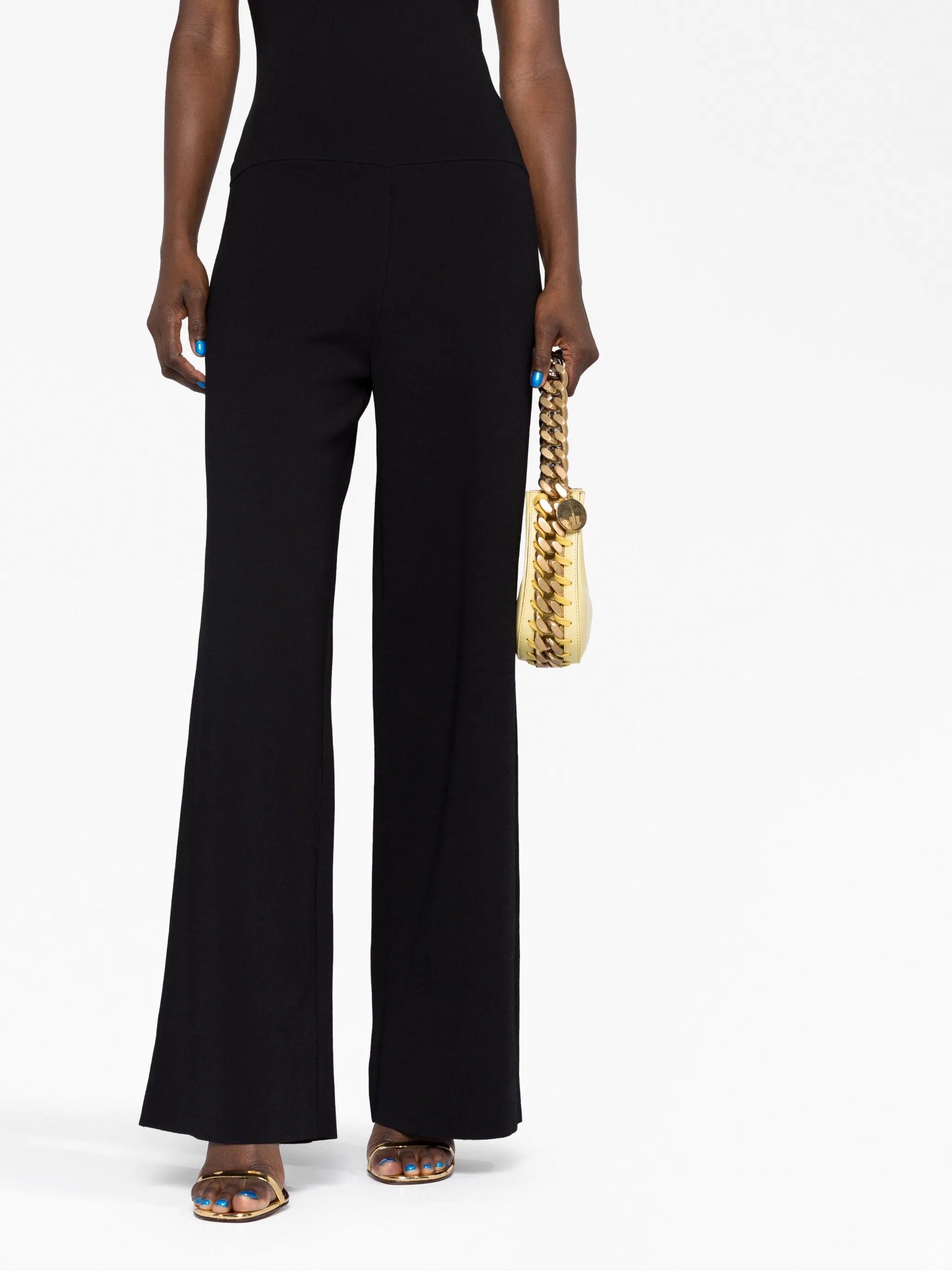 one-shoulder wide-leg jumpsuit