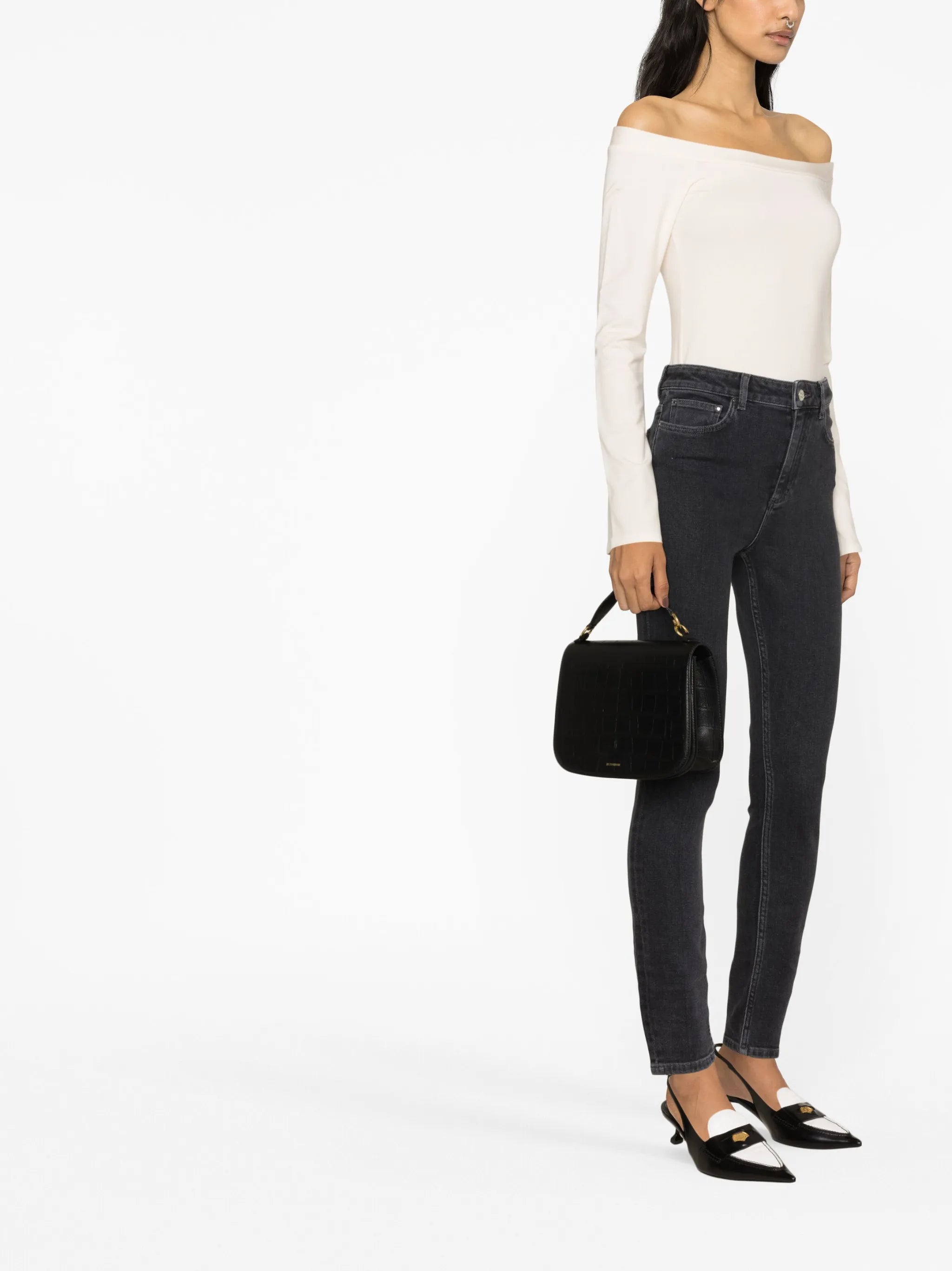 Radley off-shoulder knitted top