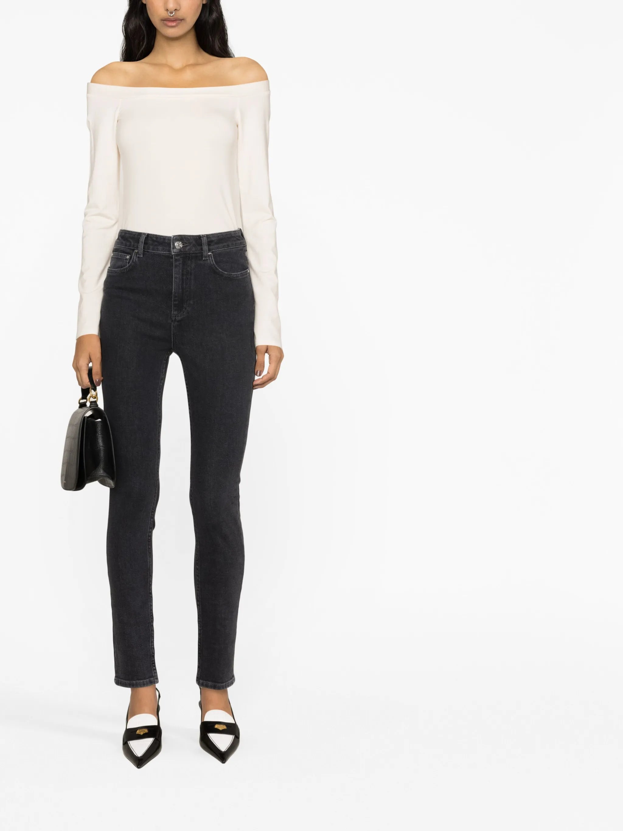 Radley off-shoulder knitted top