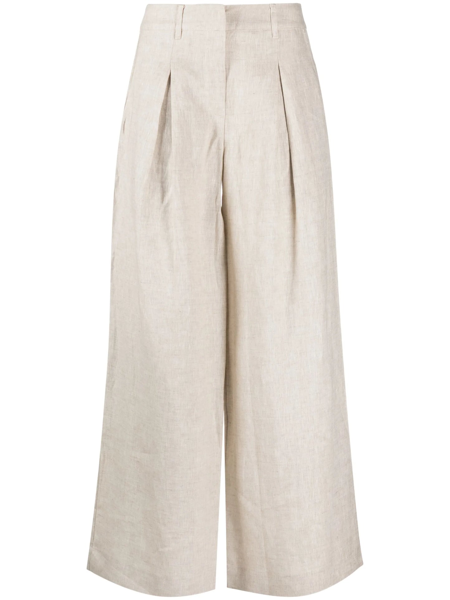 Asher linen wide-leg trousers