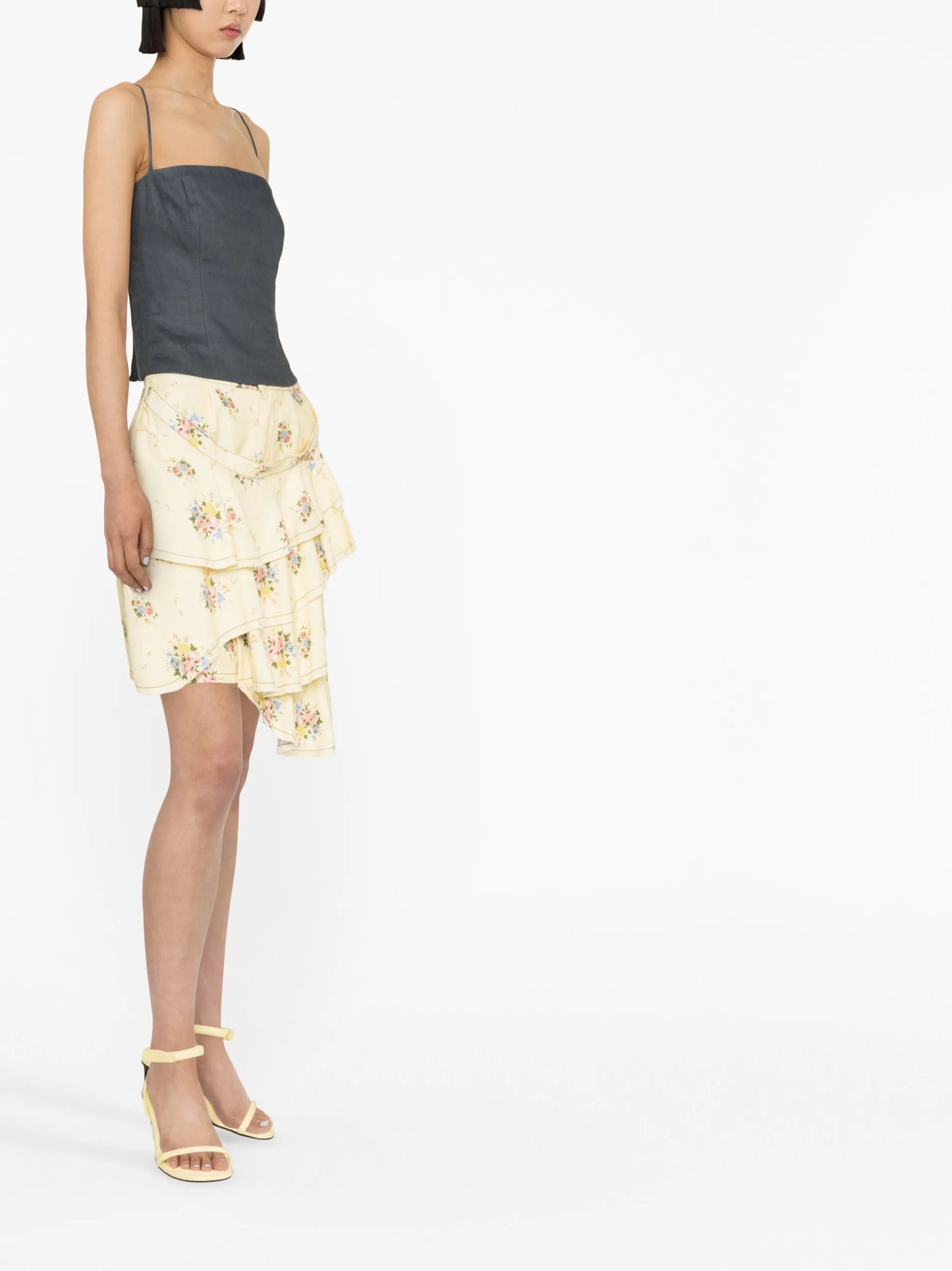 Overland sleeveless linen top