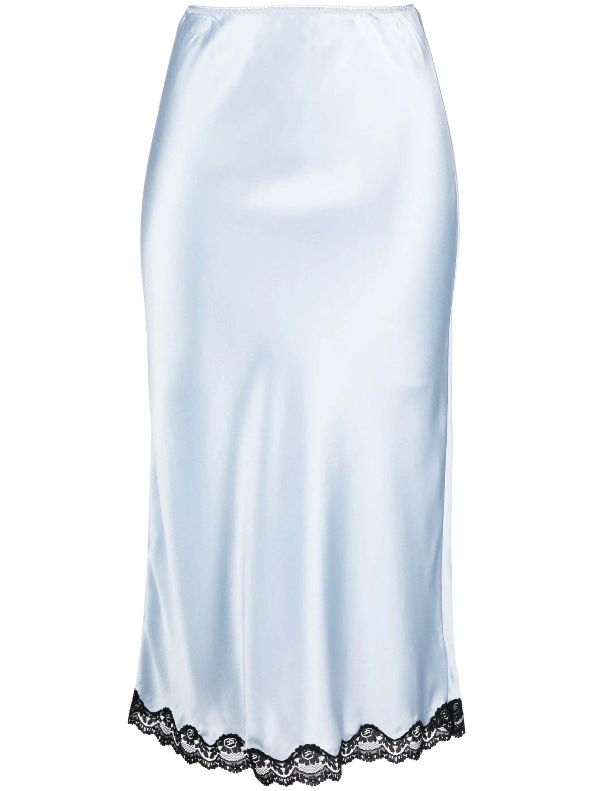 Arie silk midi skirt