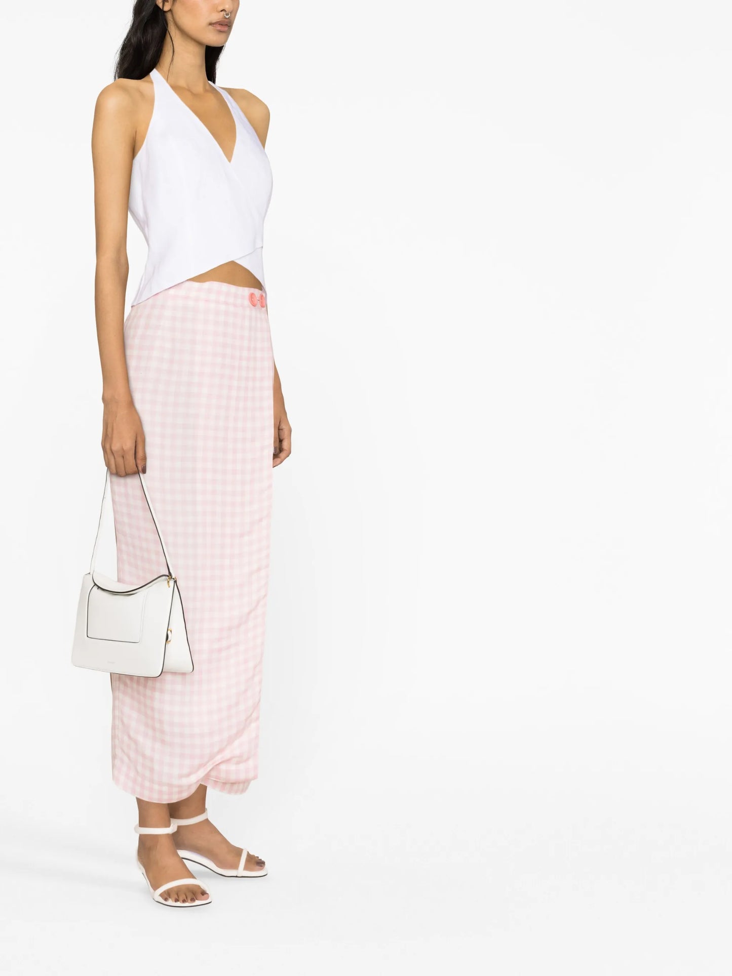 Raven halterneck linen top
