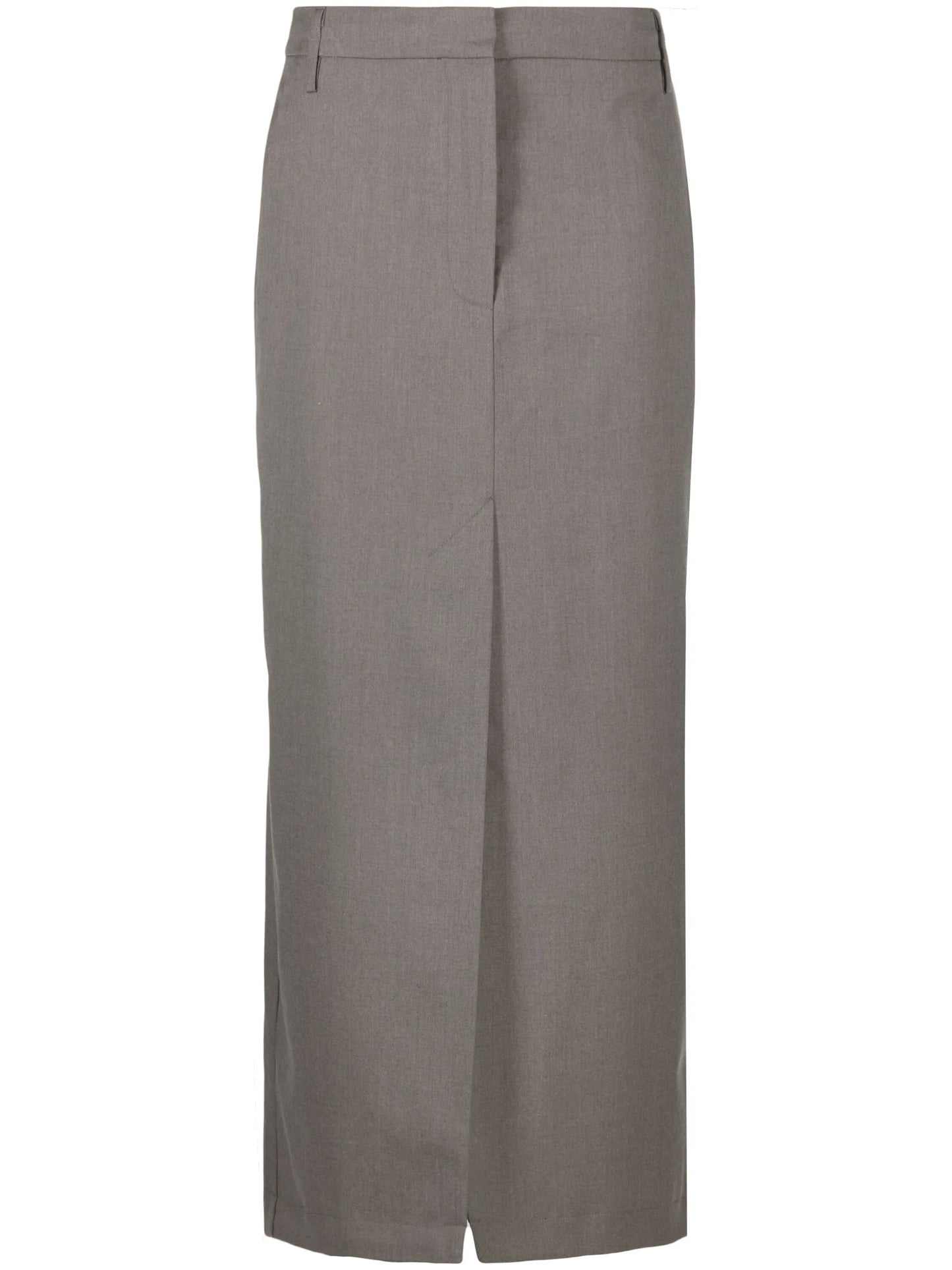 front-split maxi skirt