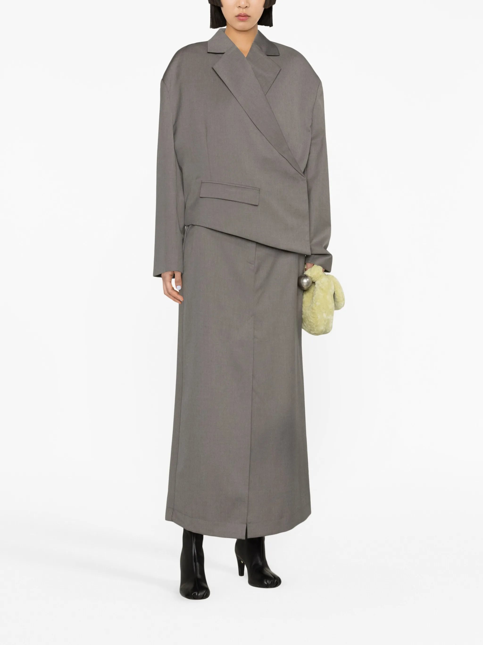 front-split maxi skirt