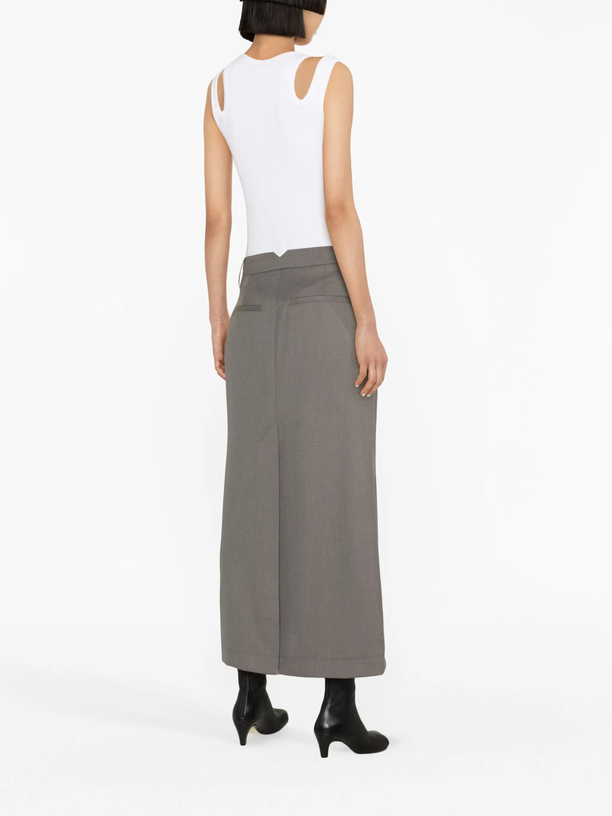 front-split maxi skirt