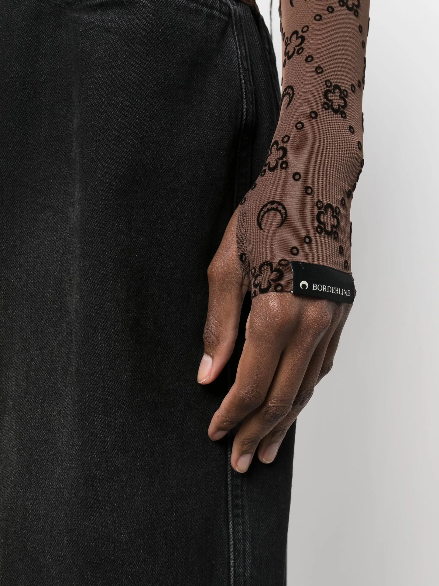 Regenerated Moonogram mesh top